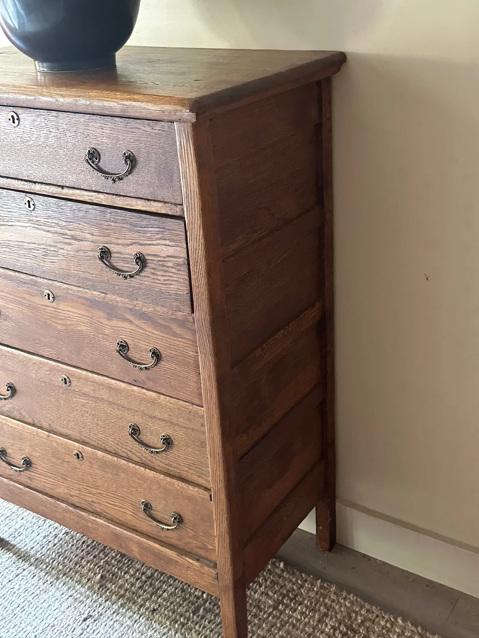 Oak tallboy - Image 2