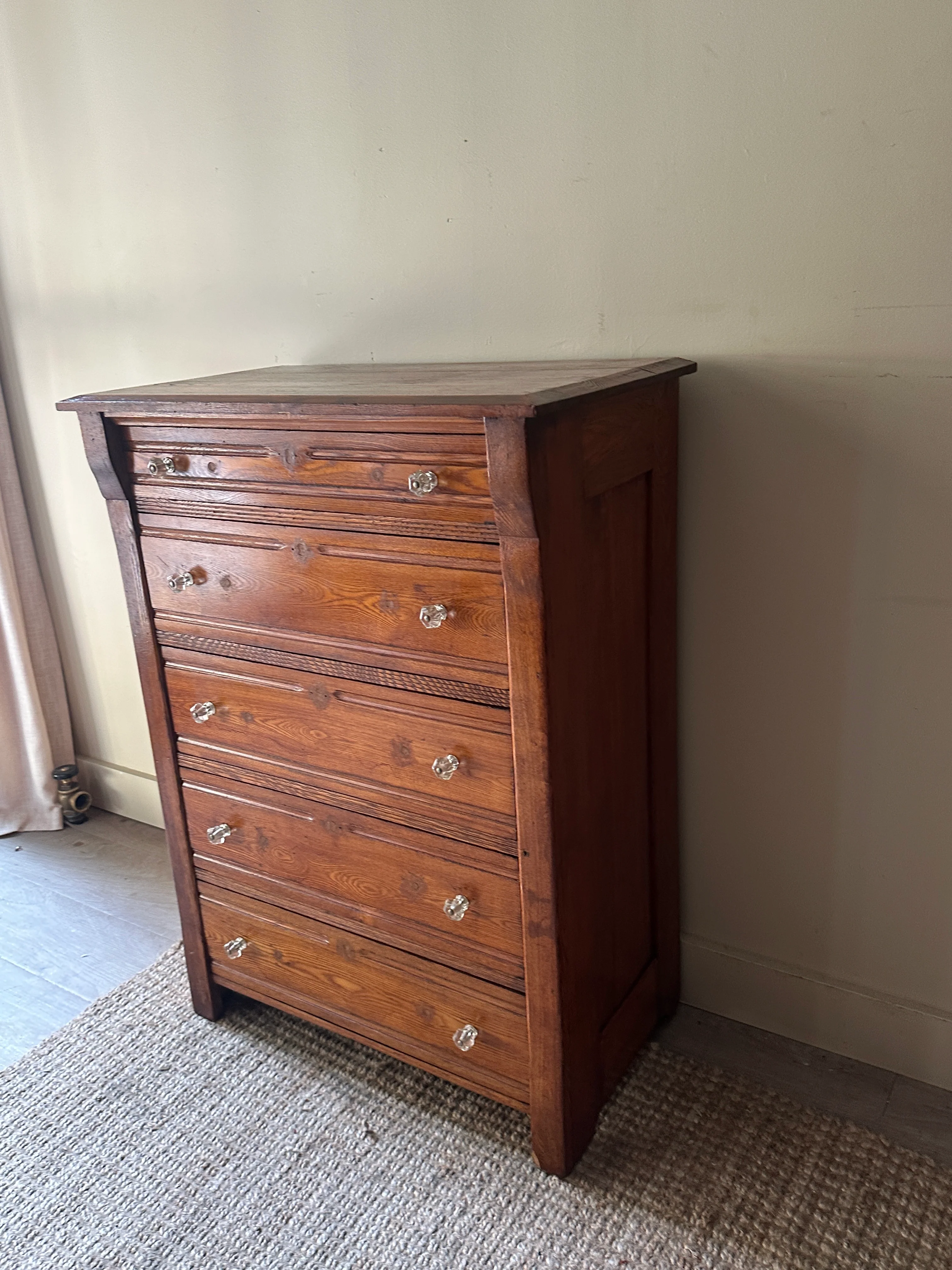 Oak tallboy - Image 2