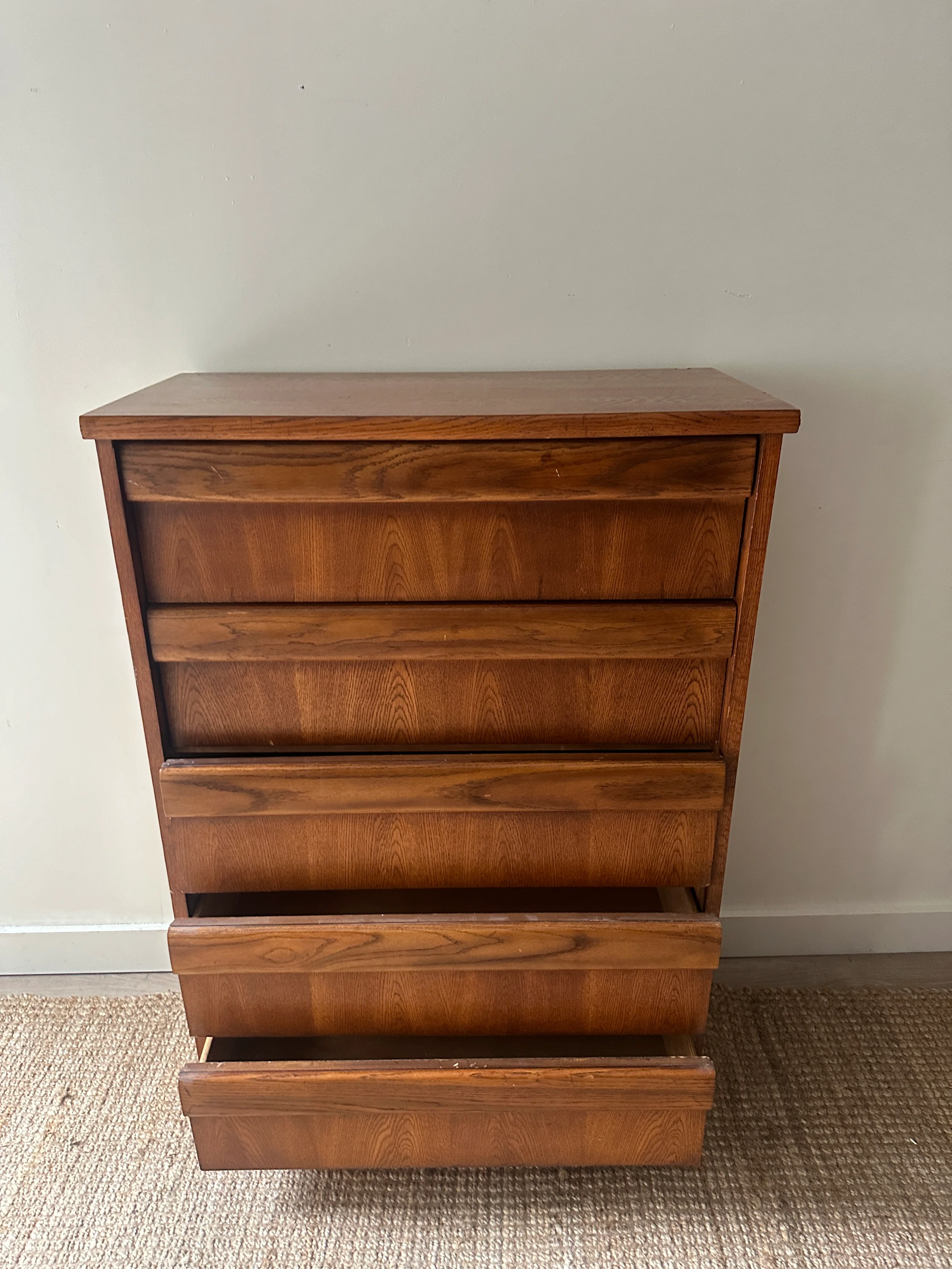 Oak tallboy - Image 7