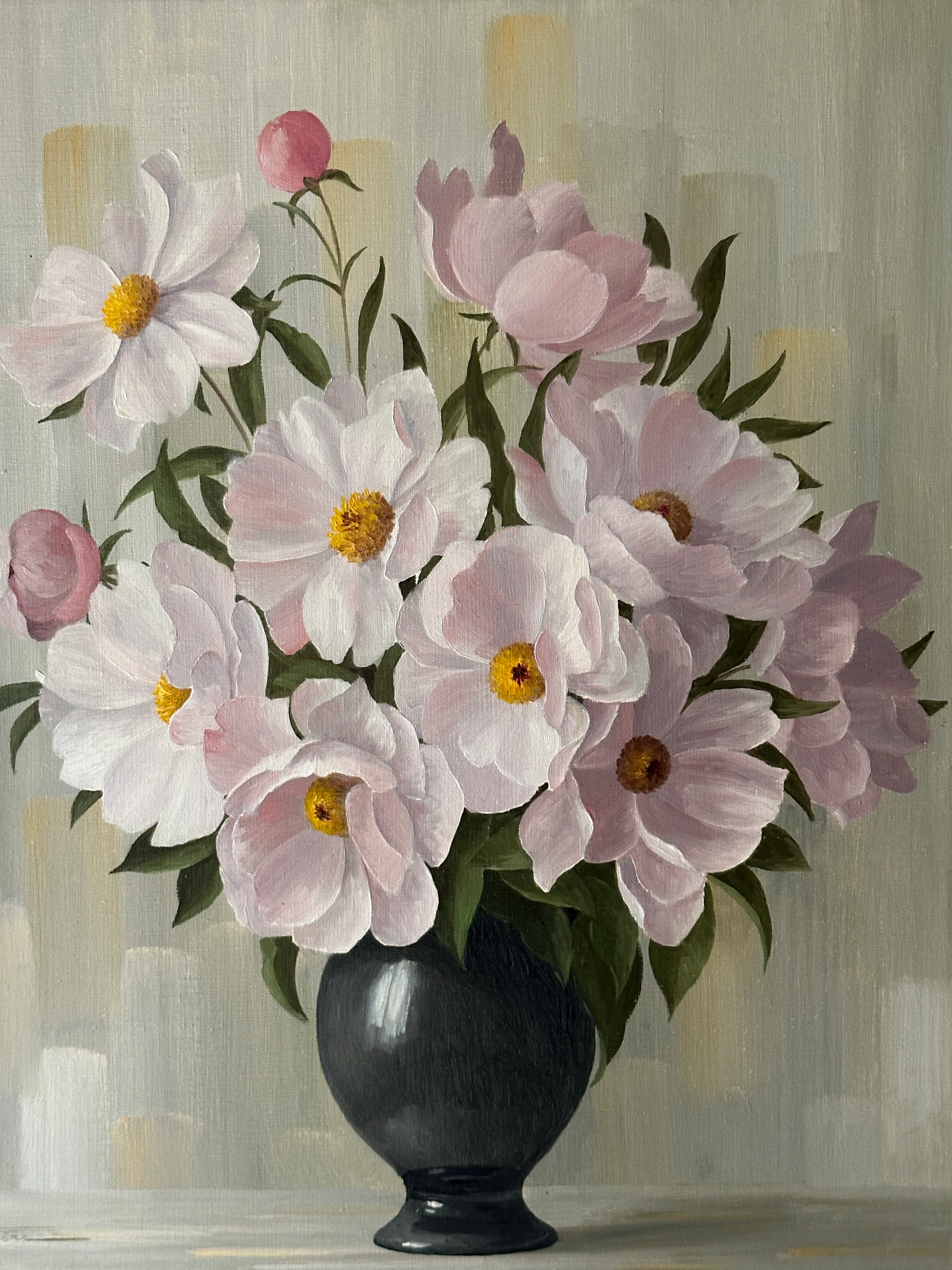 Oil on canvas by Elizabeth Rouviere - Image 2