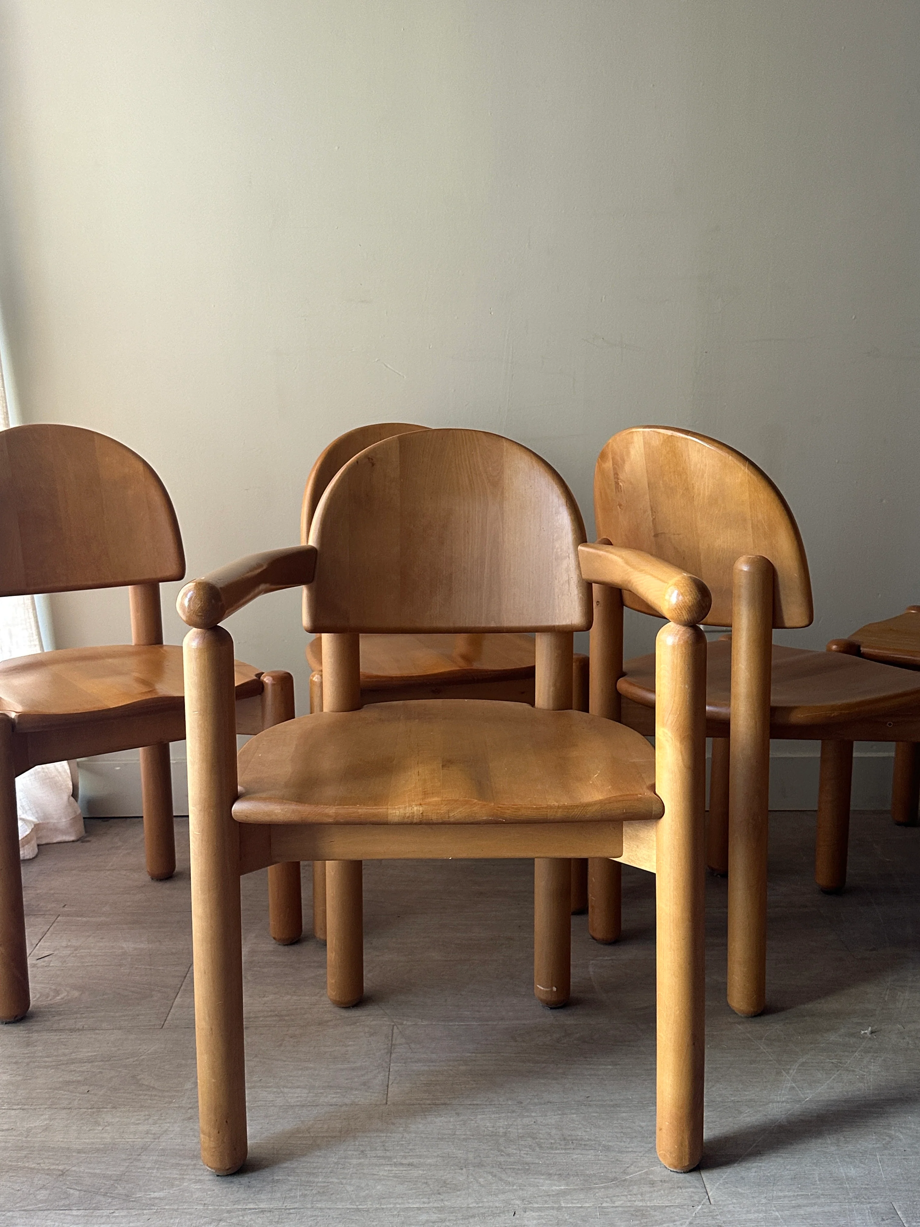 One arm Rainer Daumiller dining chair - Image 3