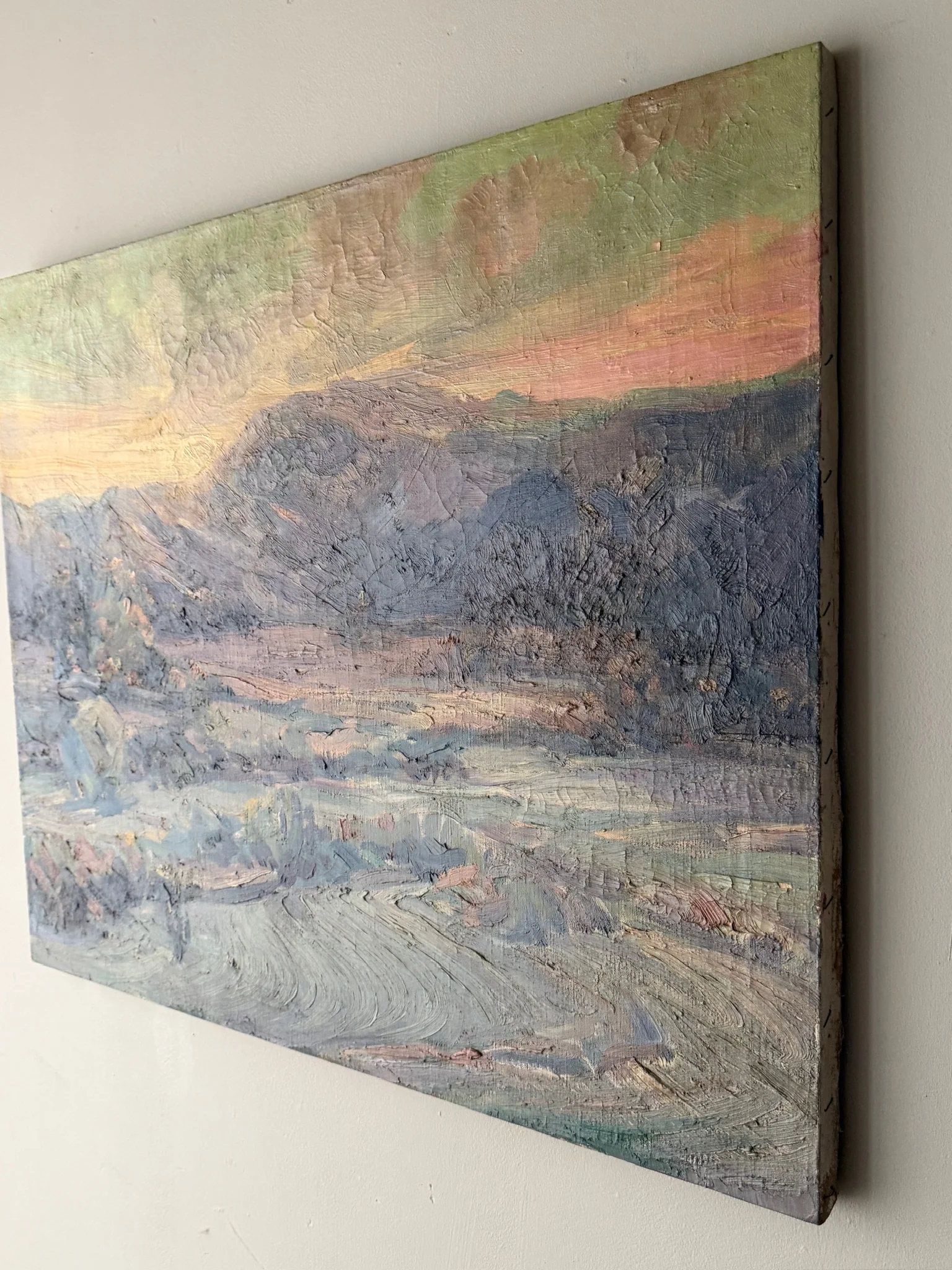 Palm Springs, California desert landscape. Emerson Lewis 1892-1958. Signed. - Image 3