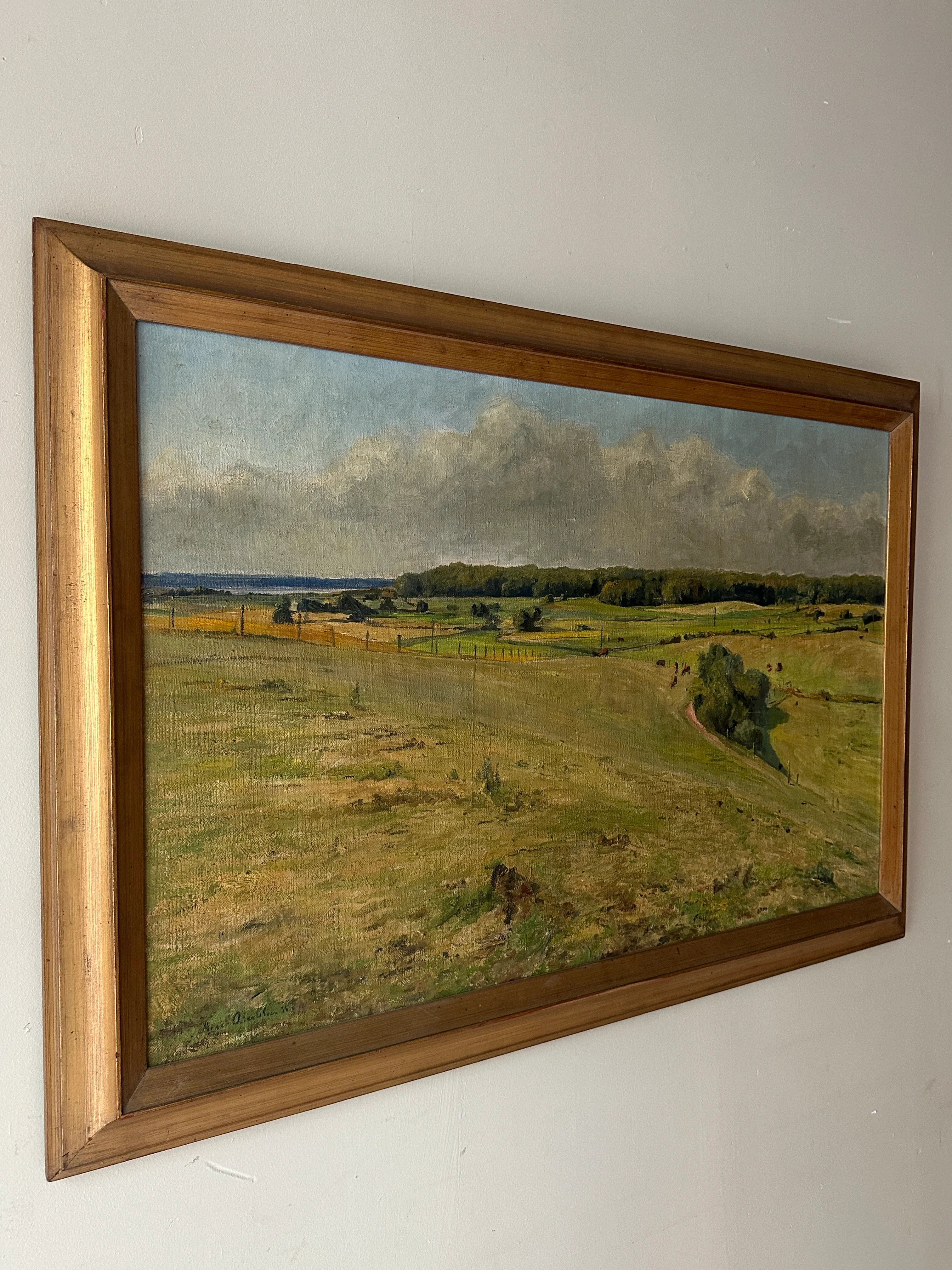 Pastoral landscape painting - Image 5