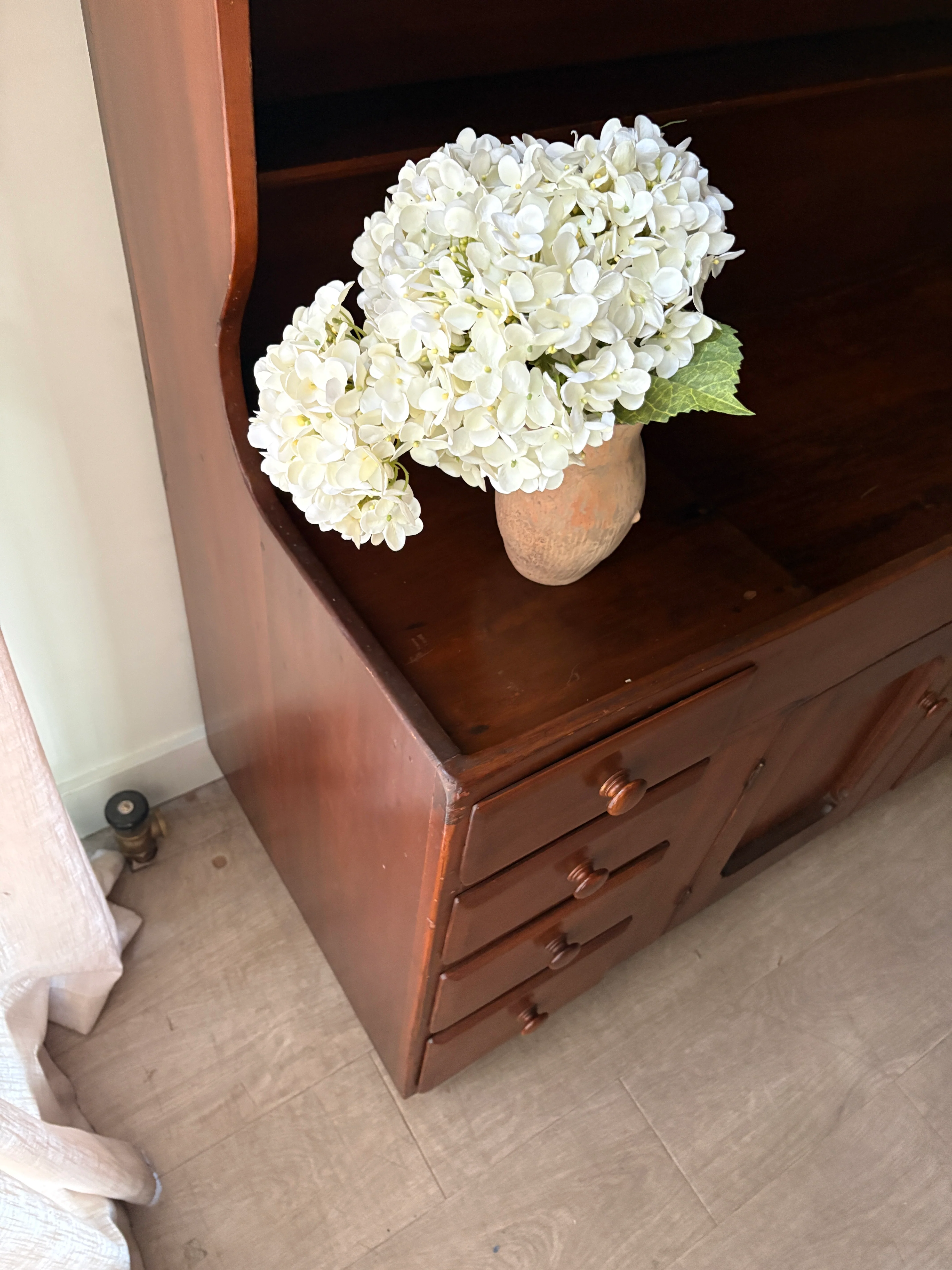 Pennsylvania Federal cherry high back dry sink - Image 3