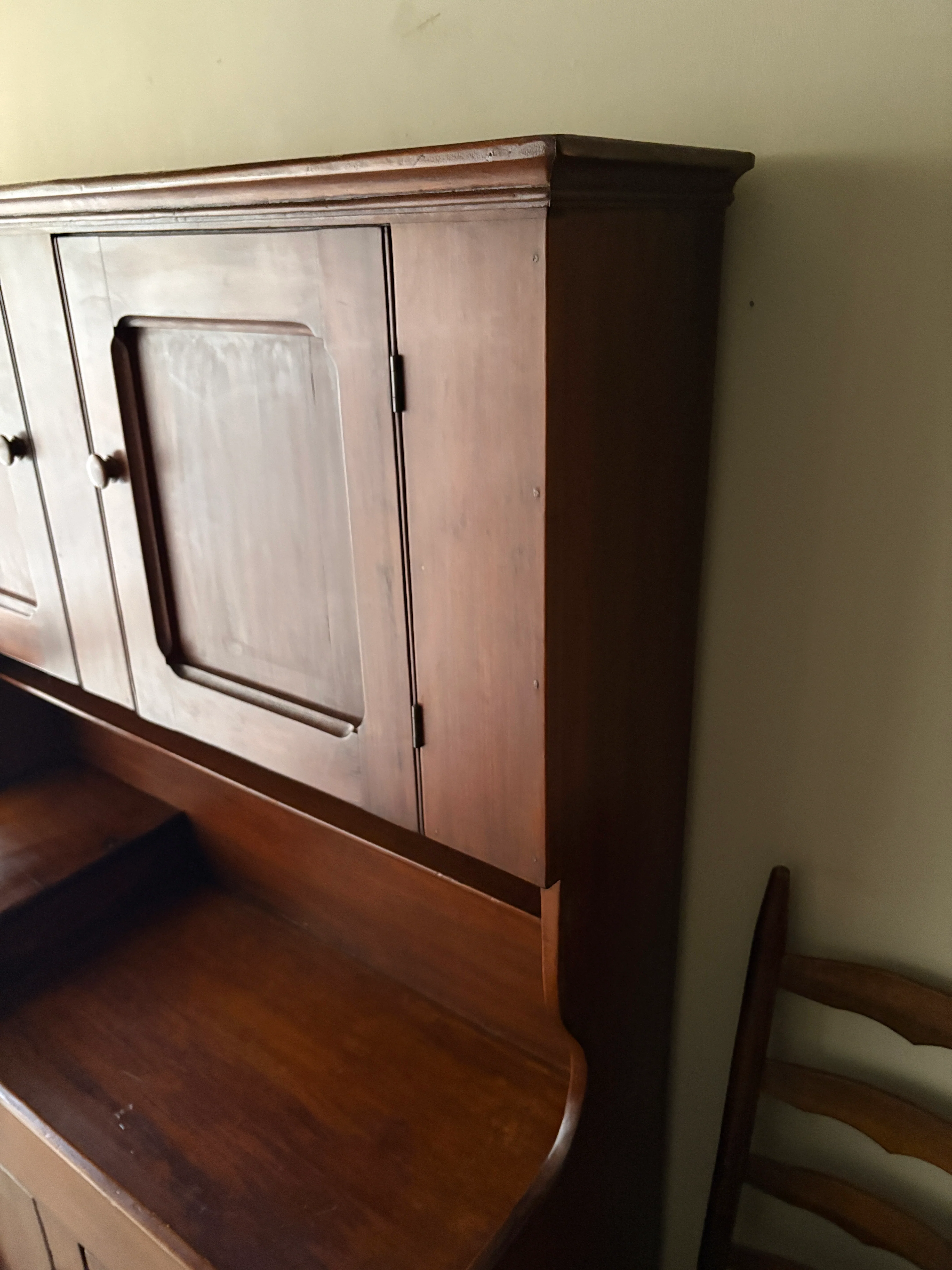 Pennsylvania Federal cherry high back dry sink - Image 4