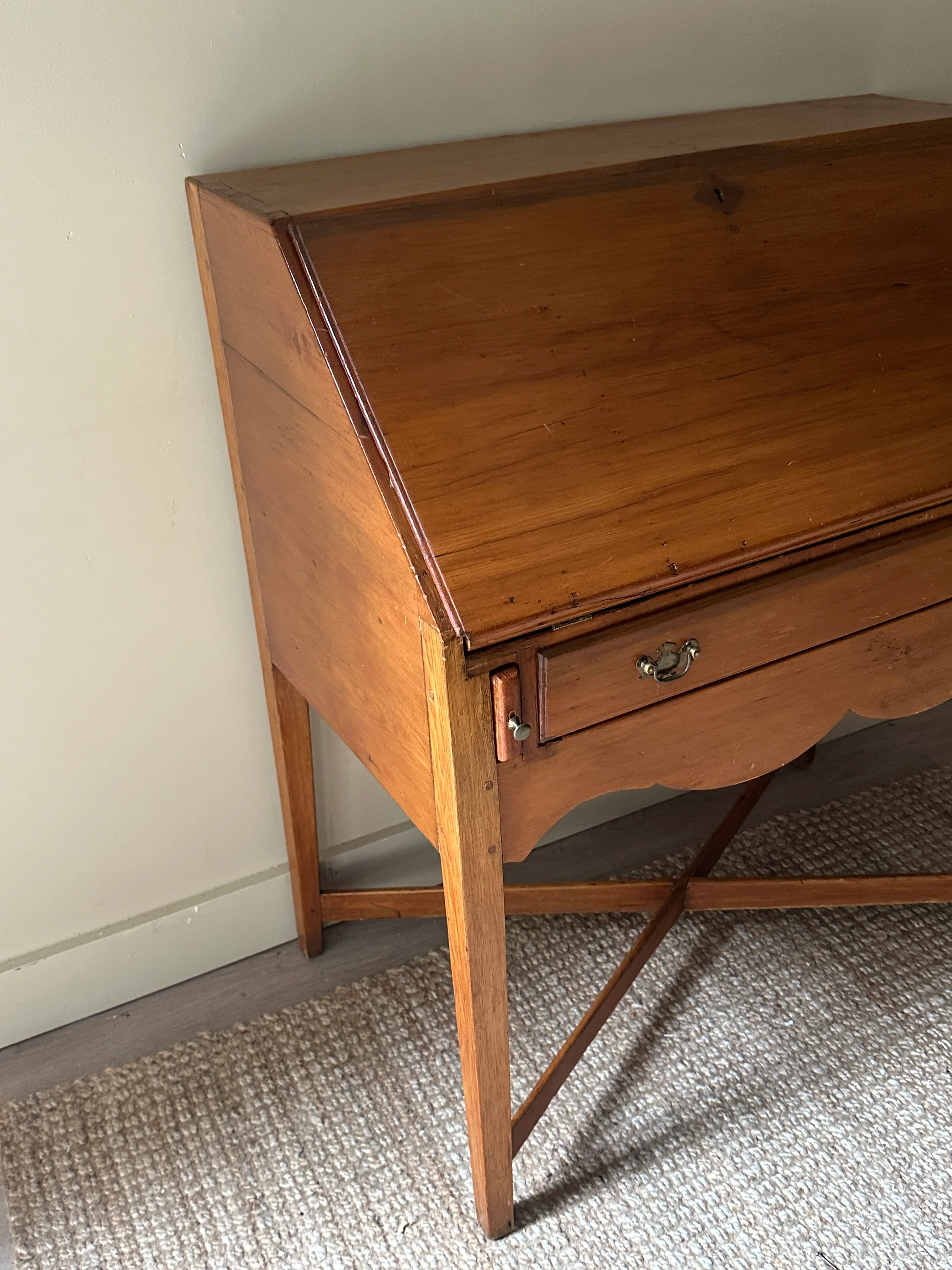 Pine secretary desk - Image 6