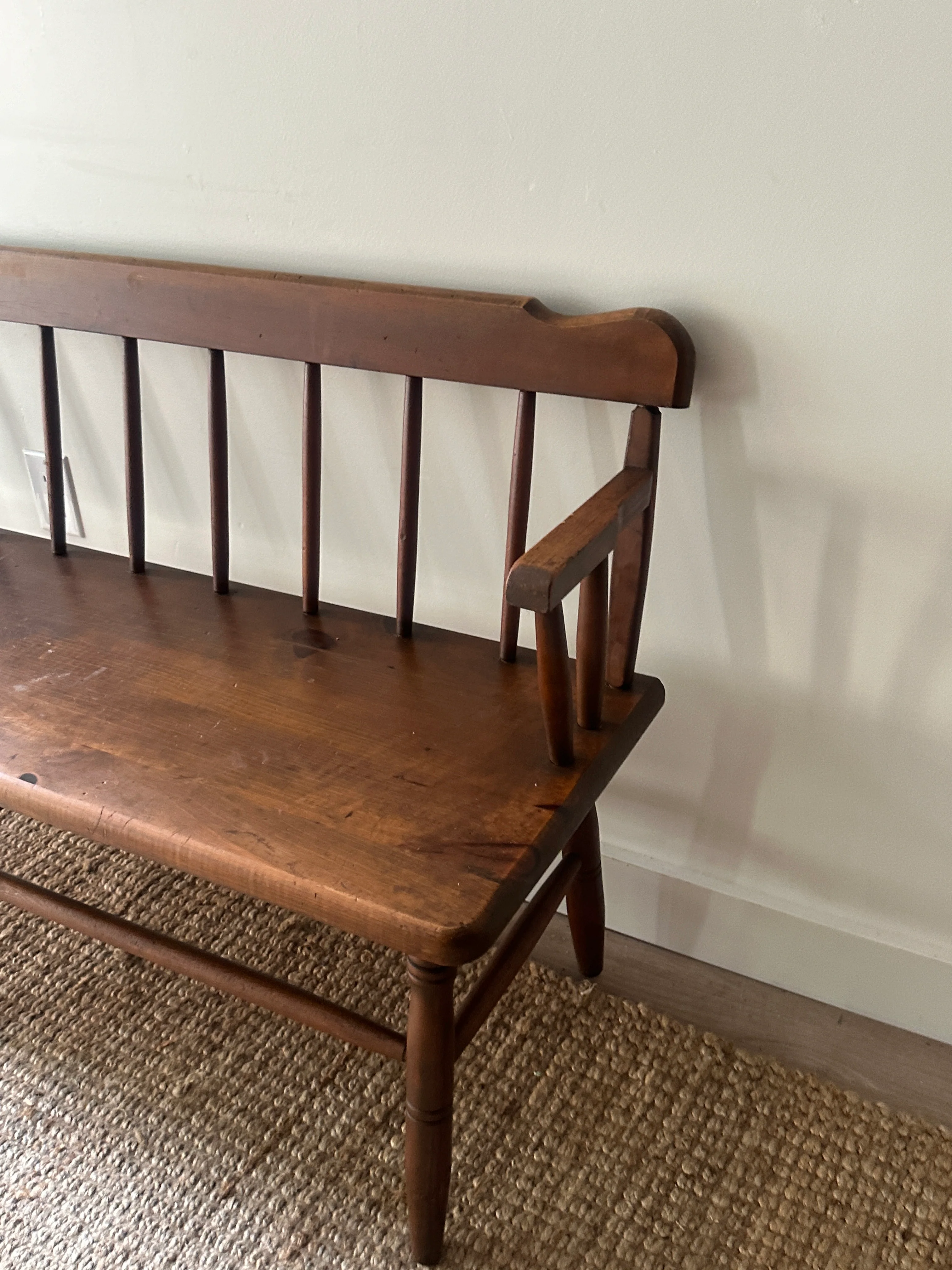 Pine Deacon’s bench - Image 4