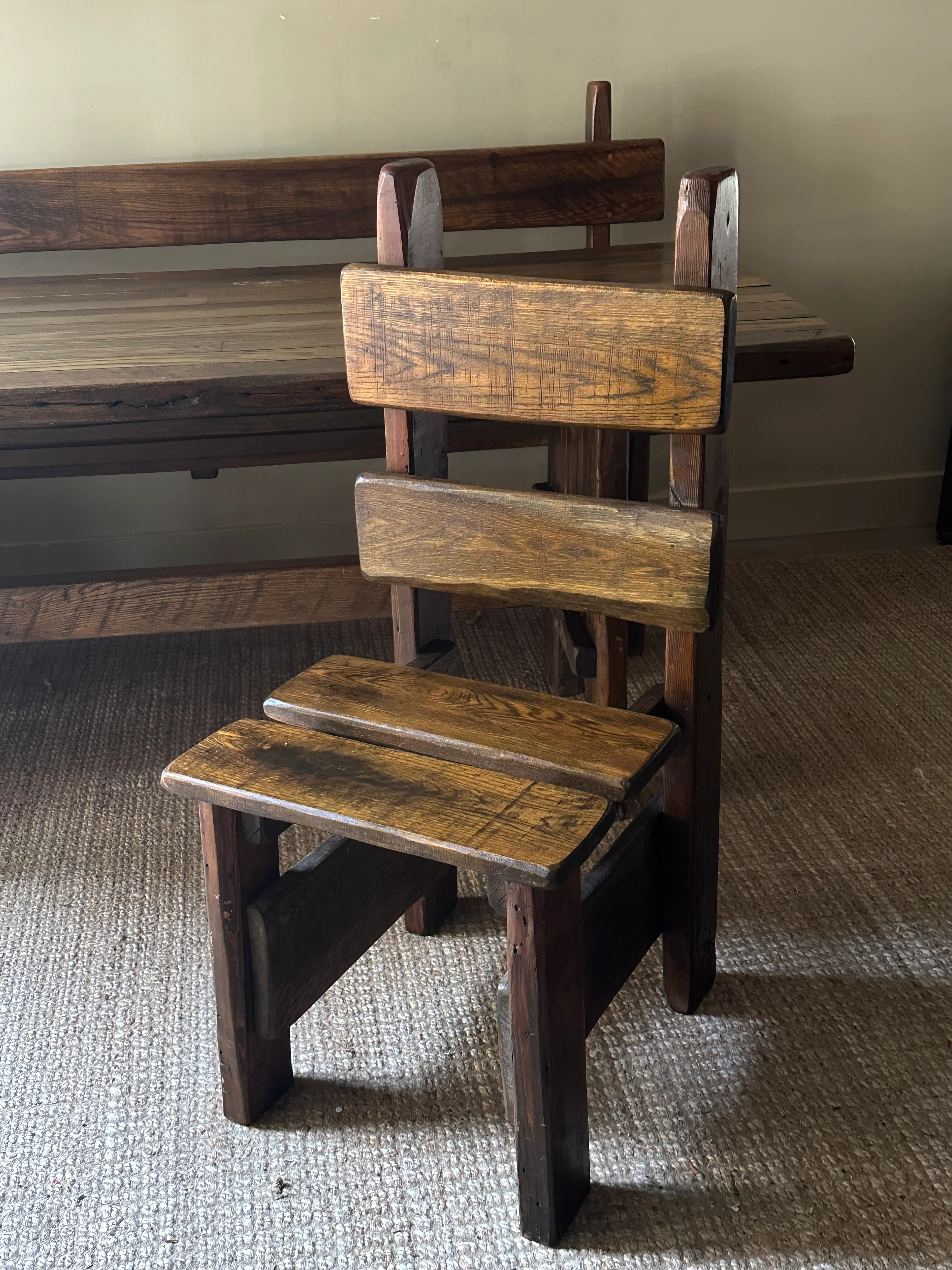 Pine dining set. - Image 5