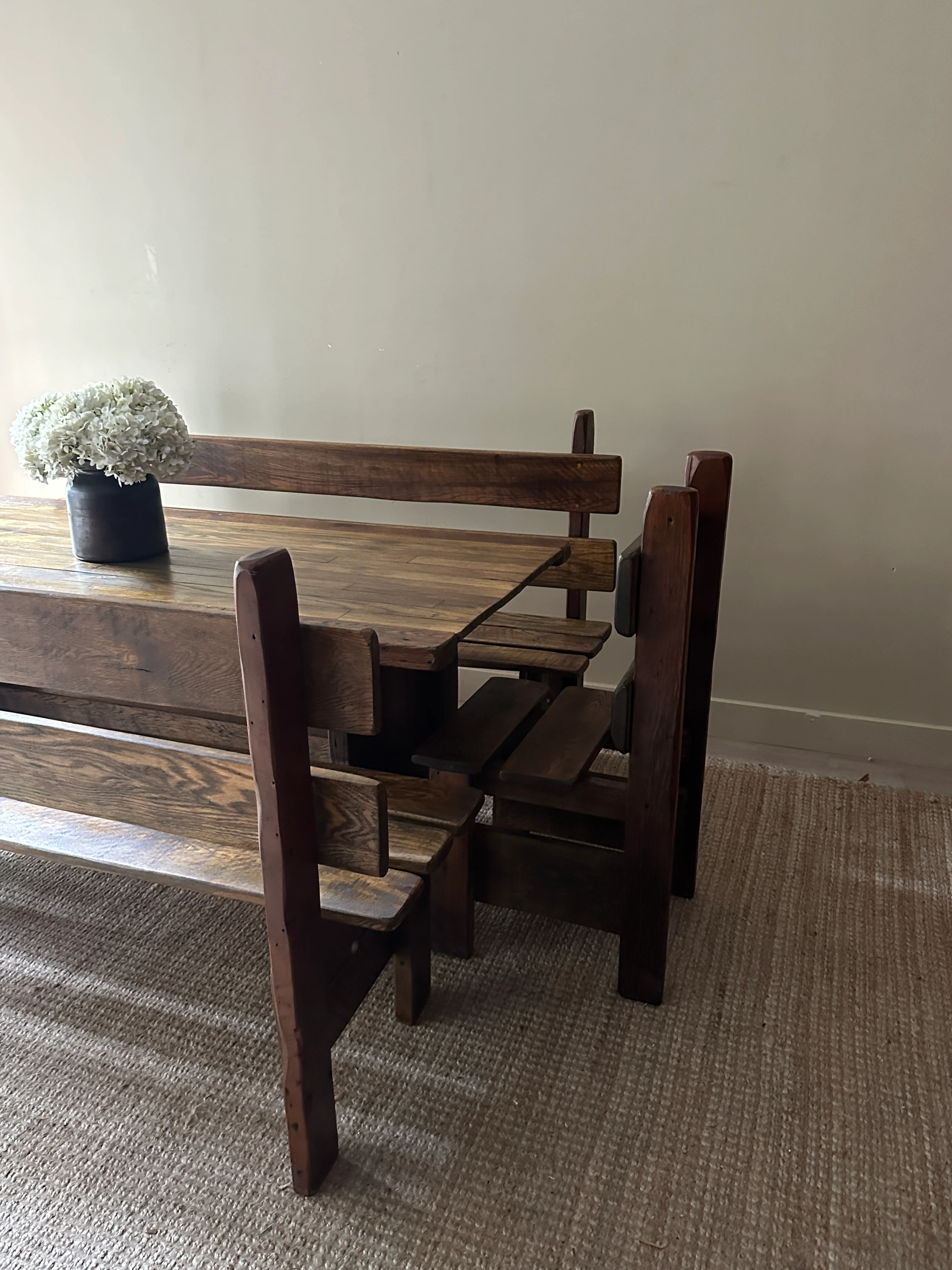 Pine dining set. - Image 8