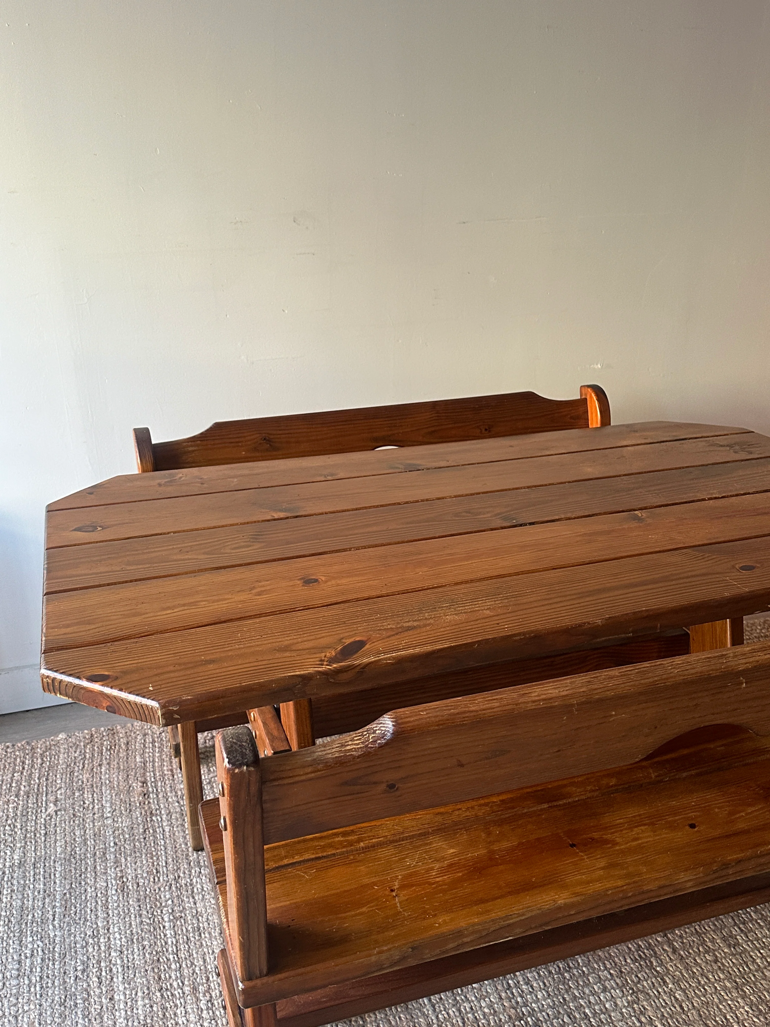 Pine dining set - Image 5