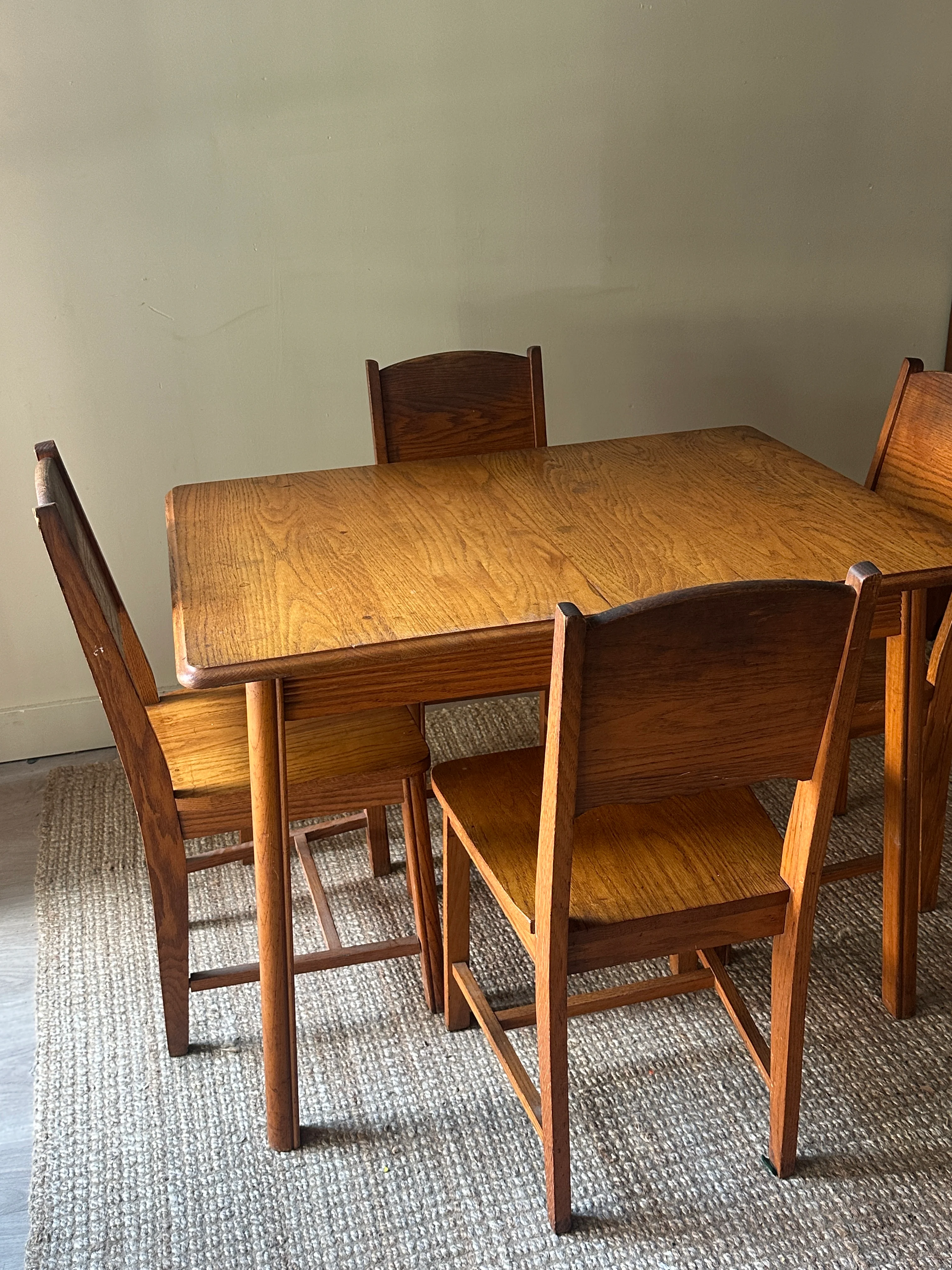 Pine dining table - Image 3