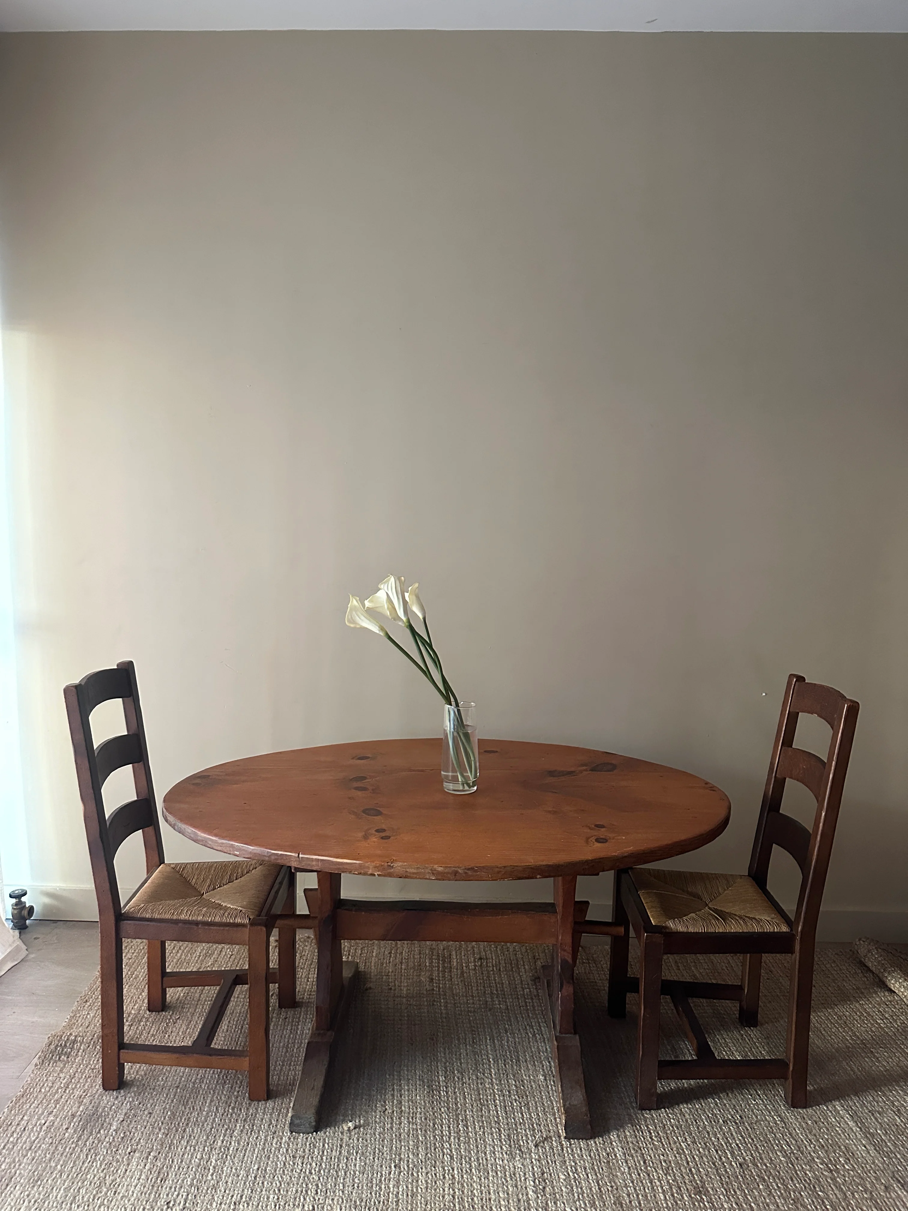Pine dining table - Image 5
