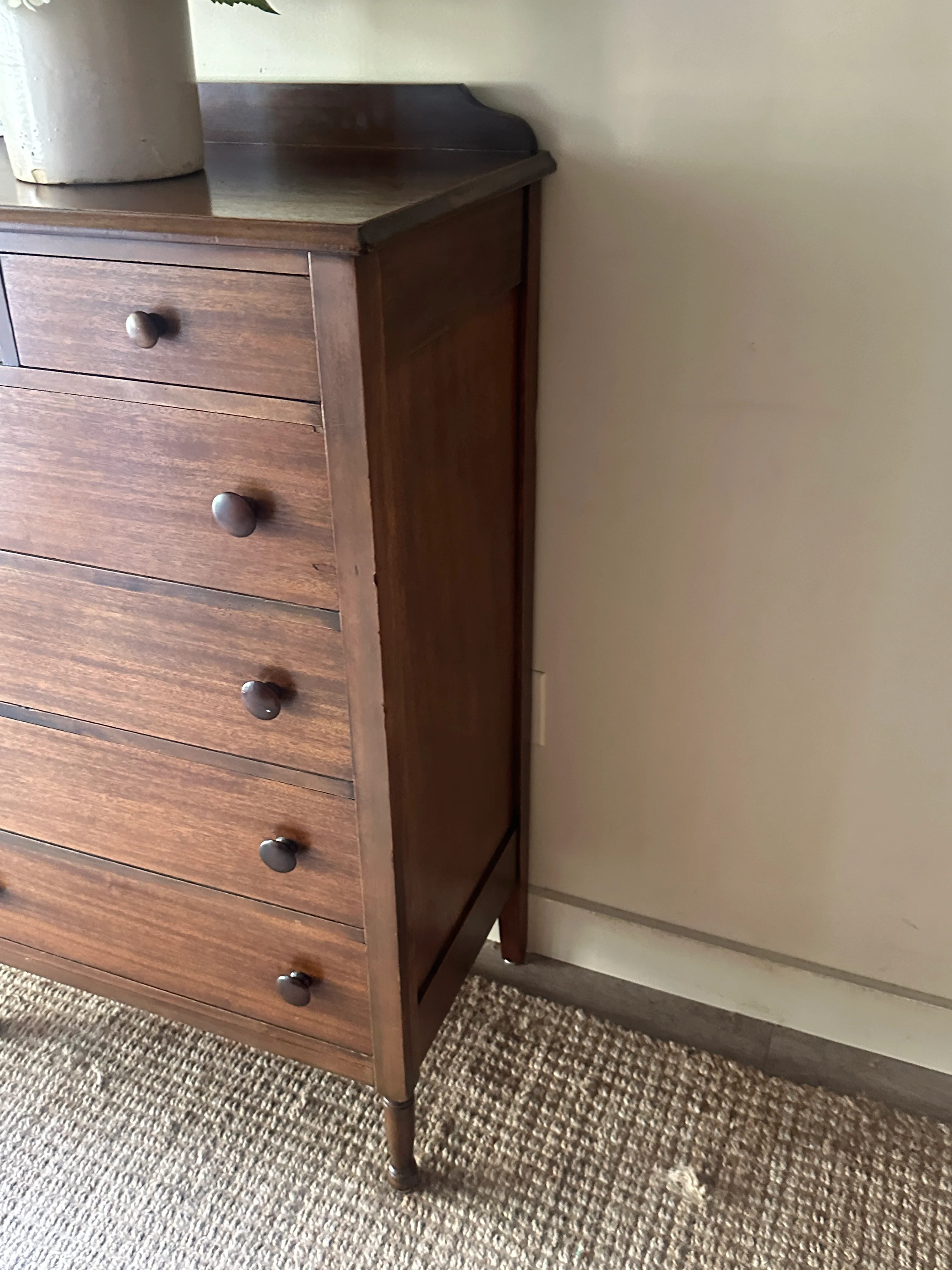 Walnut depression dresser - Image 3