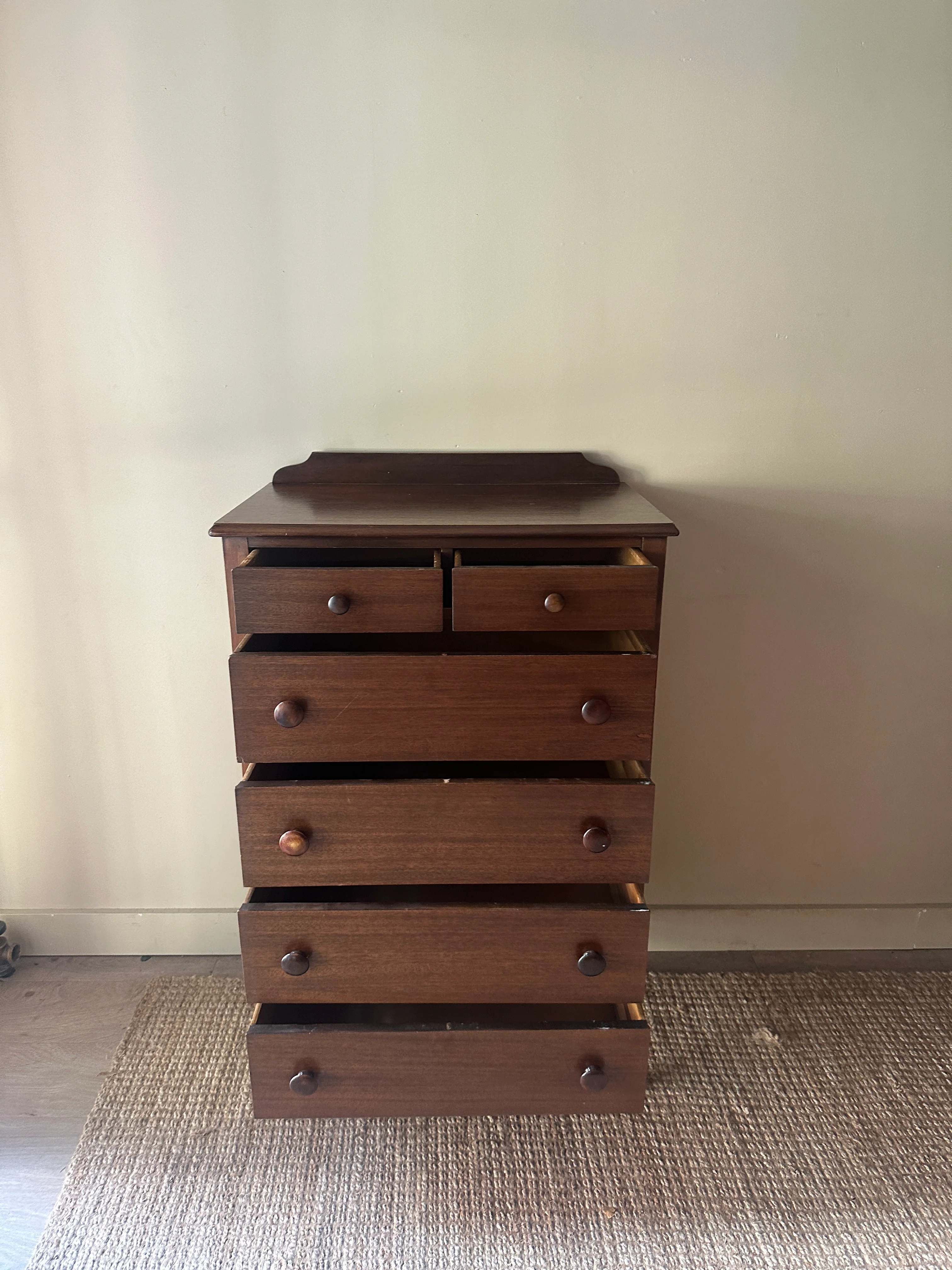 Walnut depression dresser - Image 4