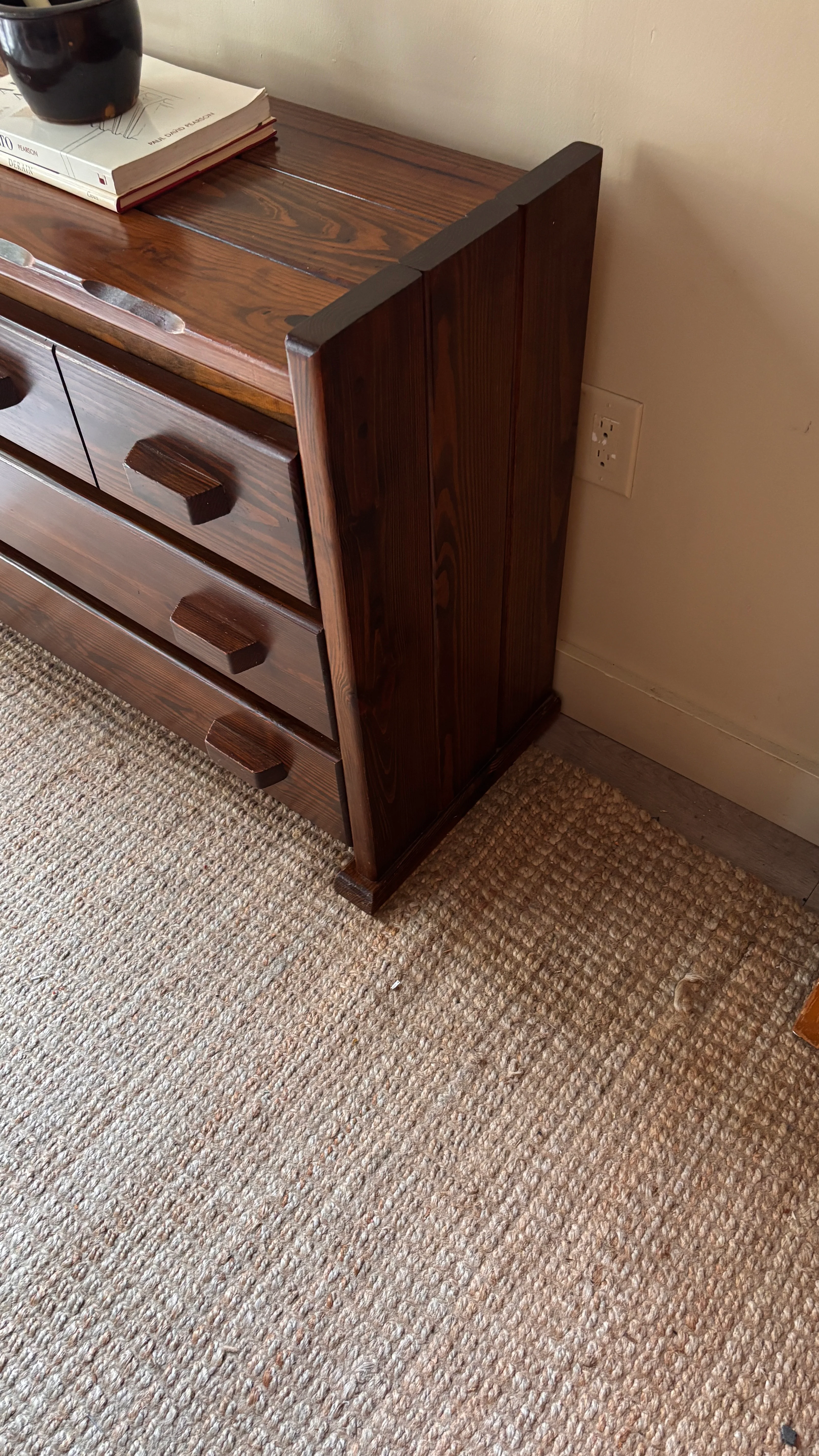 Pine low dresser - Image 2