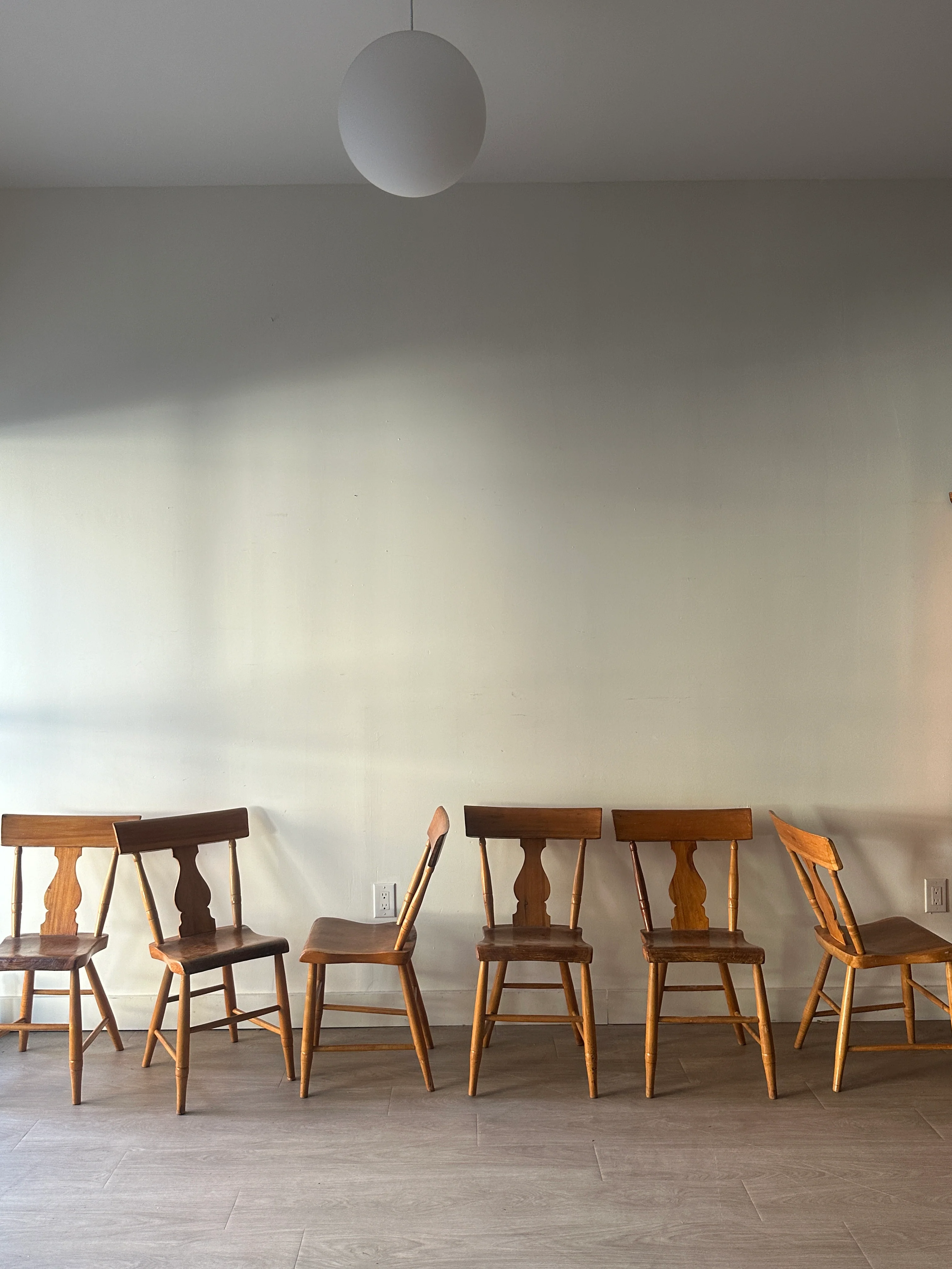 Pine plank chairs - Image 2
