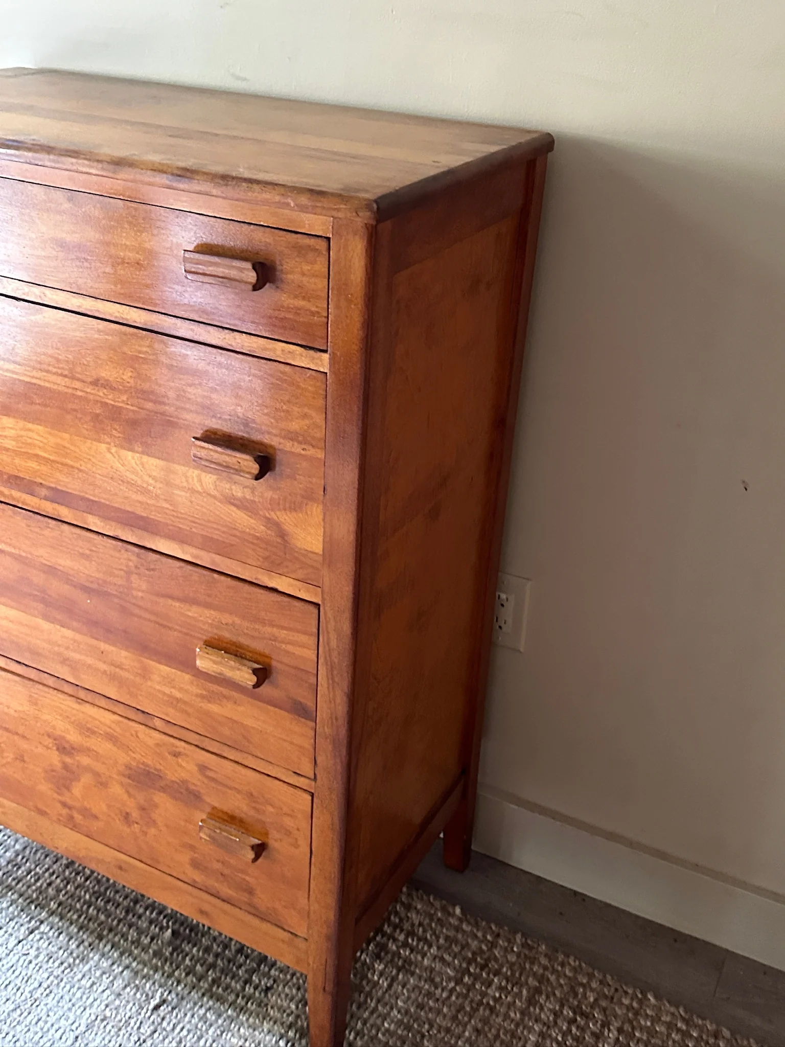 Pine secretary dresser - Image 3
