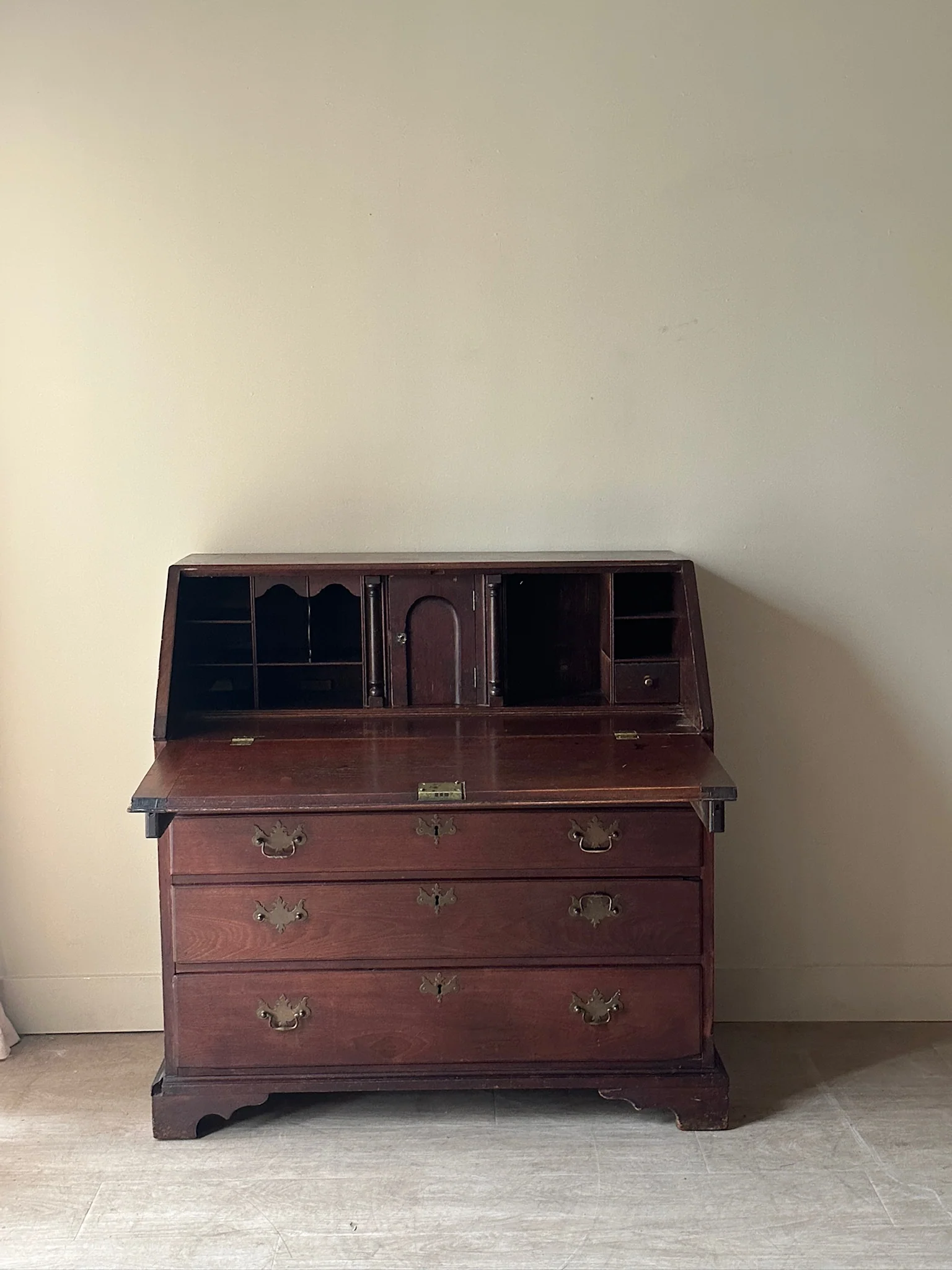 Pine secretary dresser - Image 4