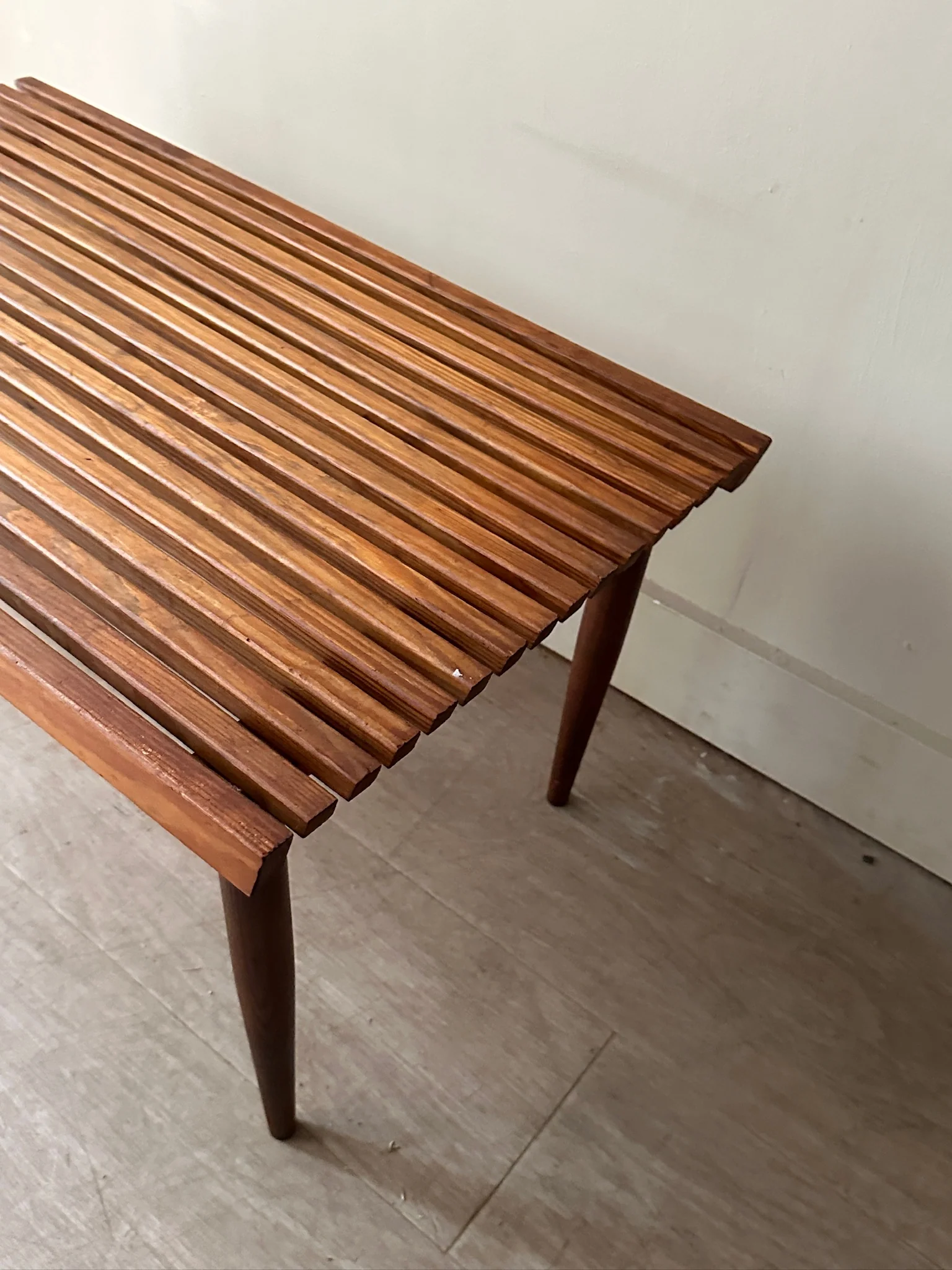 Pine Slatted Coffee Table - Image 3