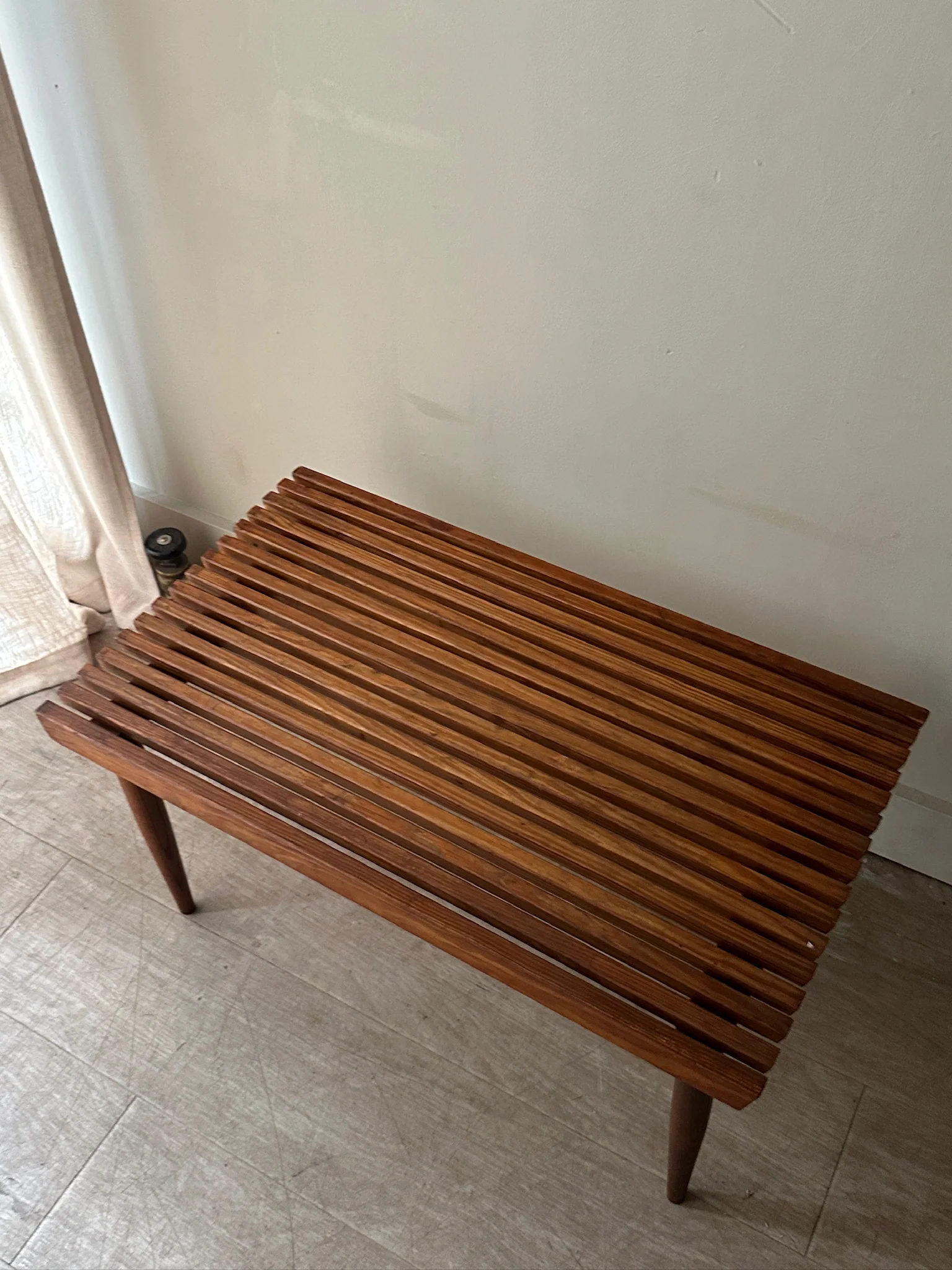 Pine Slatted Coffee Table - Image 4