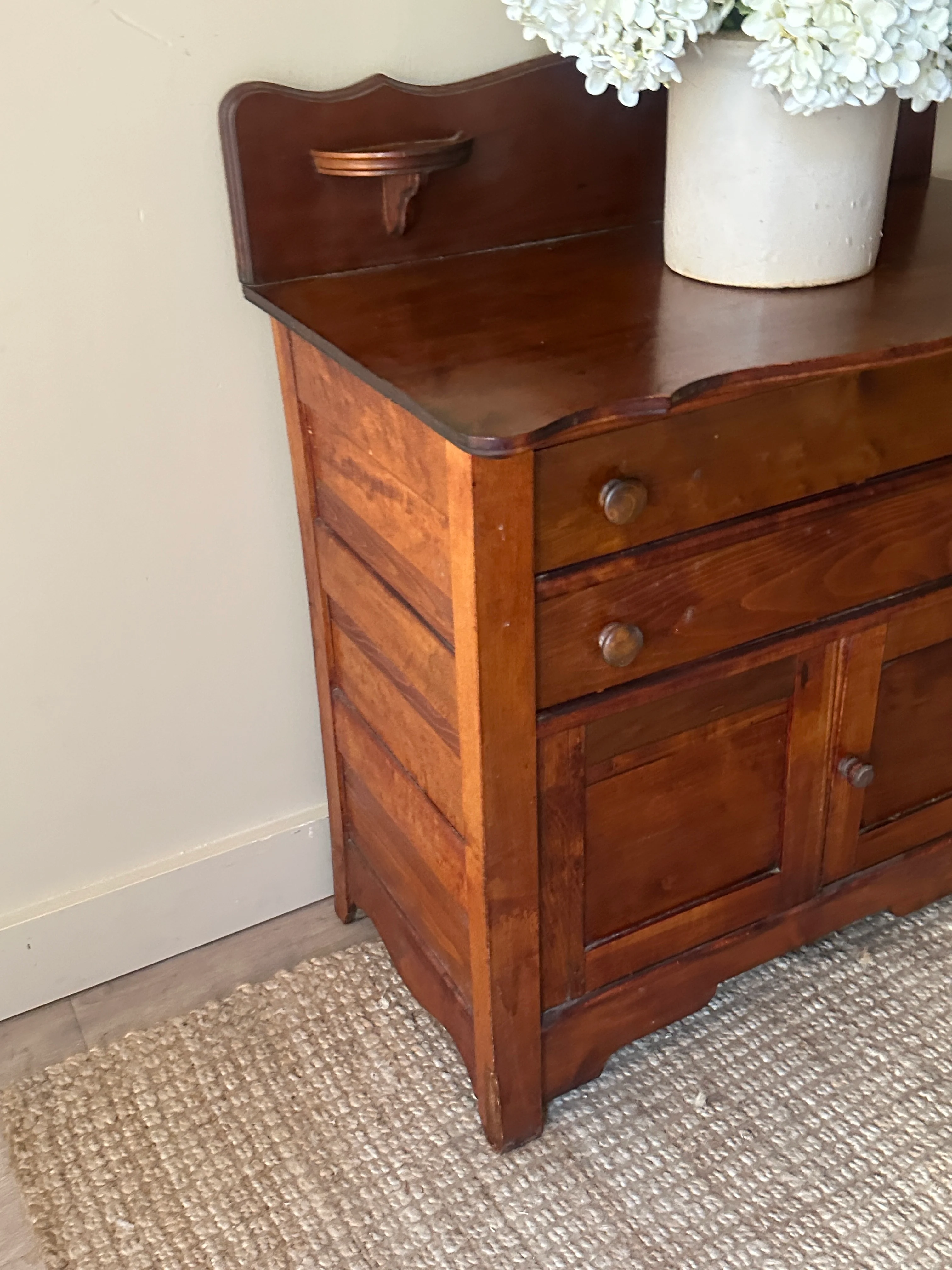 Pine small washstand - Image 2