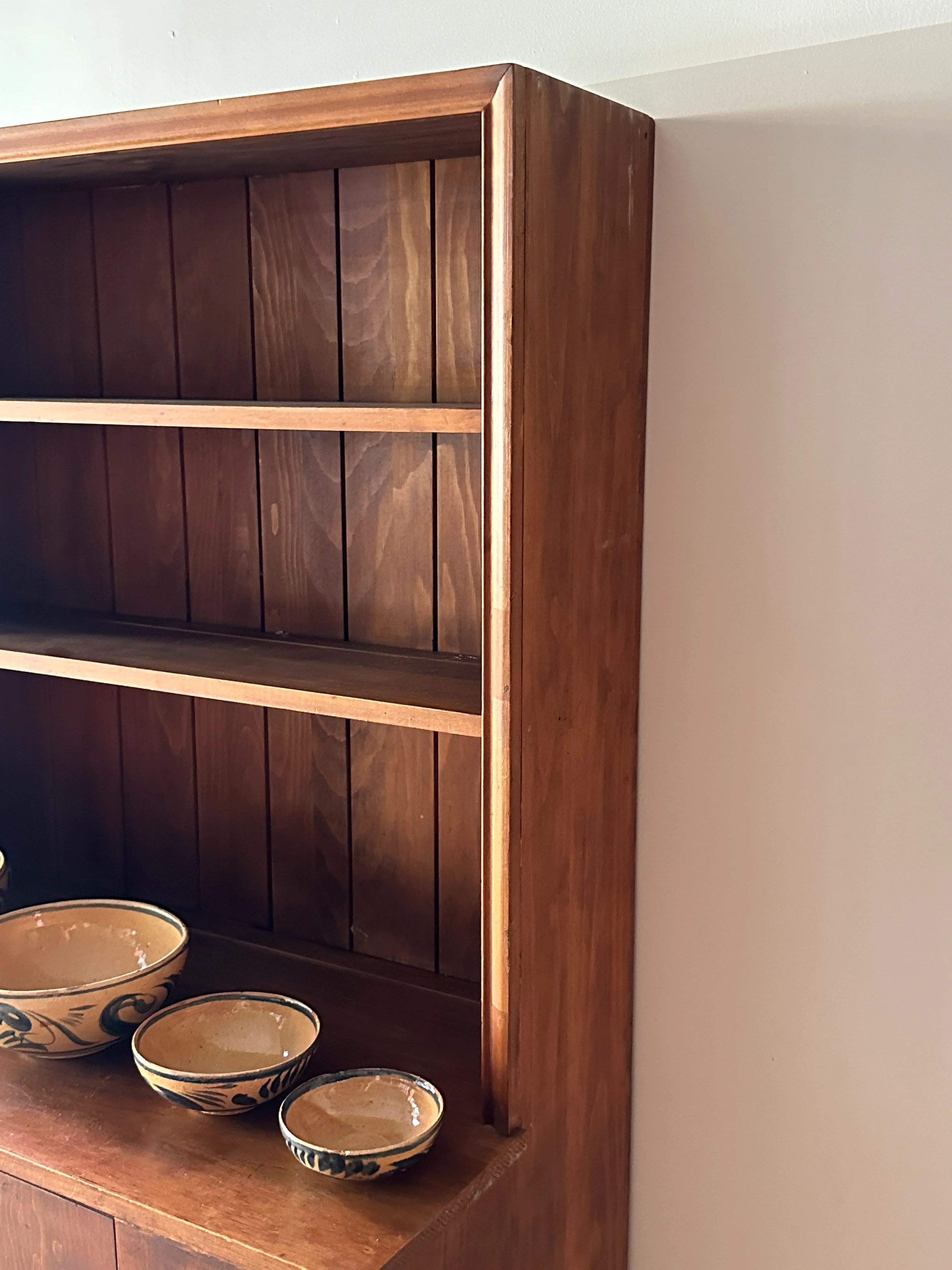 Pine stepback cupboard - Image 6