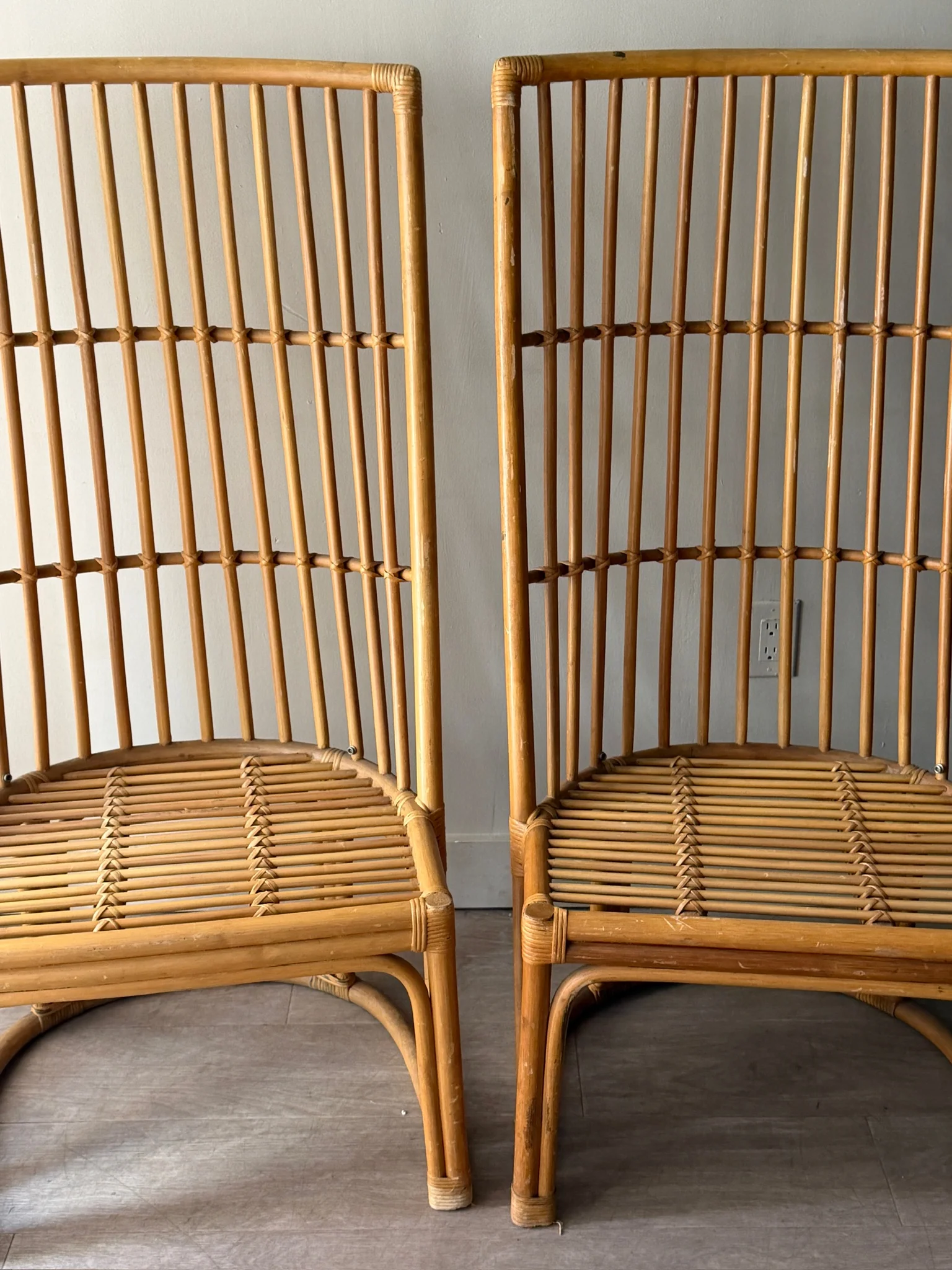 Rattan chairs. Sold individually. - Image 3