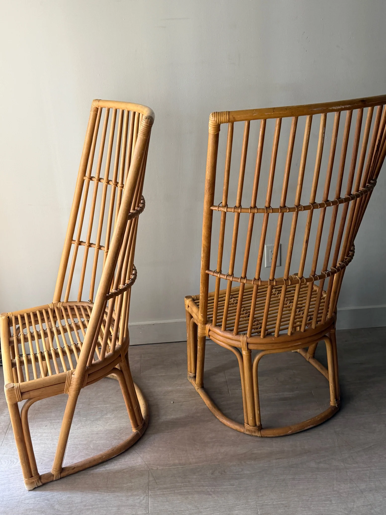 Rattan chairs. Sold individually. - Image 4