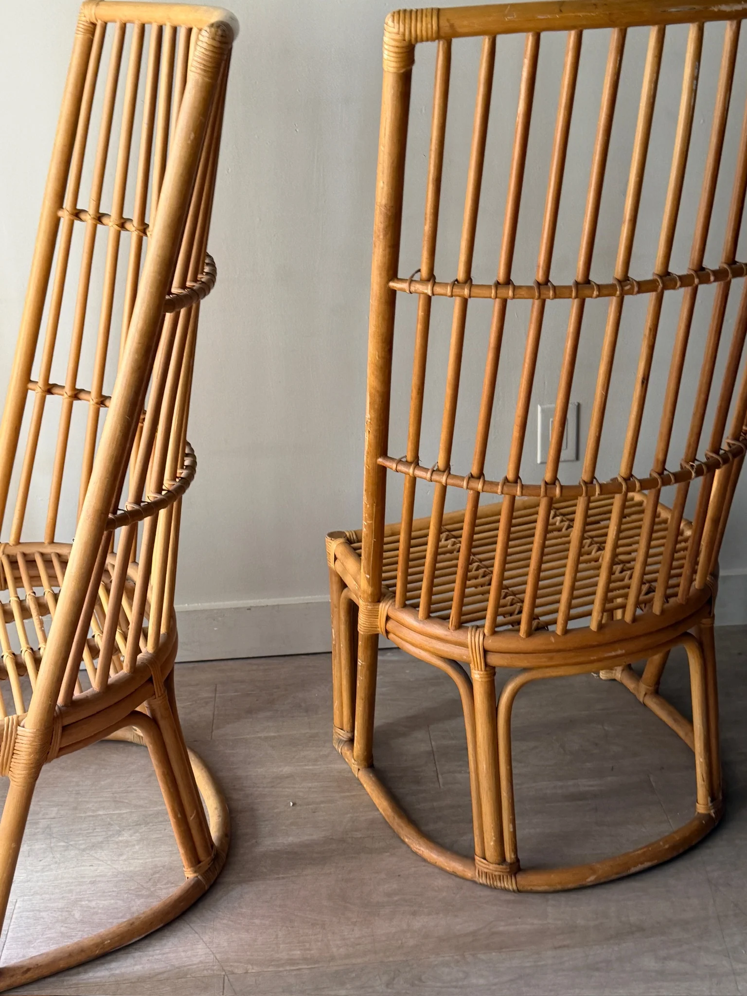 Rattan chairs. Sold individually. - Image 5