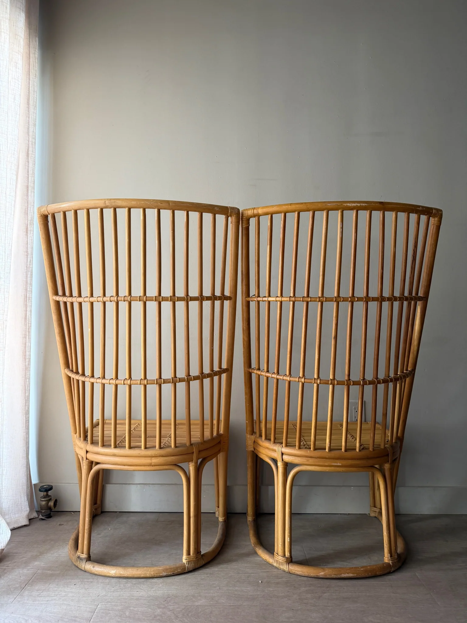 Rattan chairs. Sold individually. - Image 6