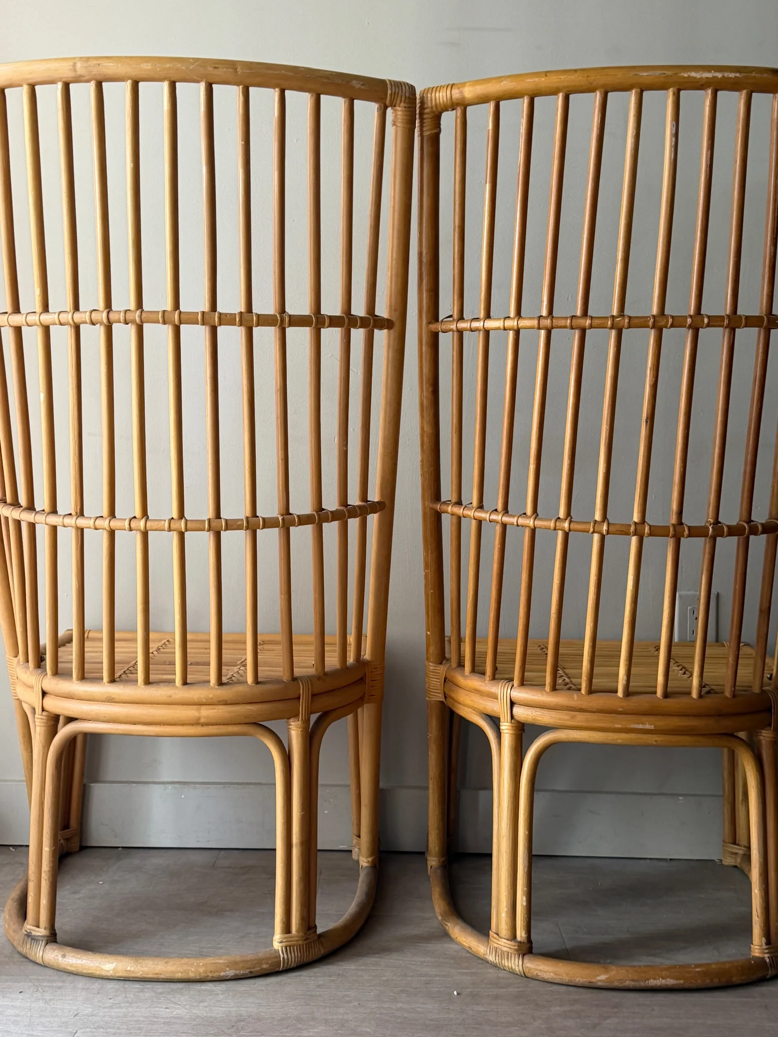 Rattan chairs. Sold individually. - Image 7