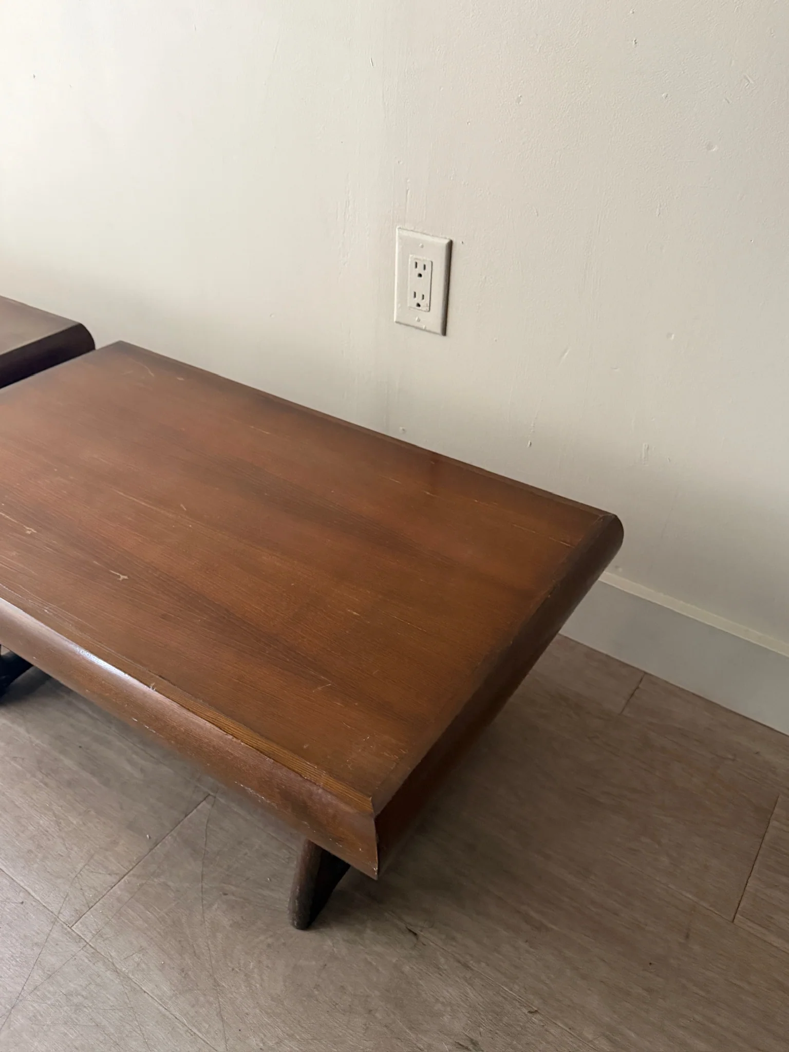 Walnut coffee tables. Sold individually. - Image 6