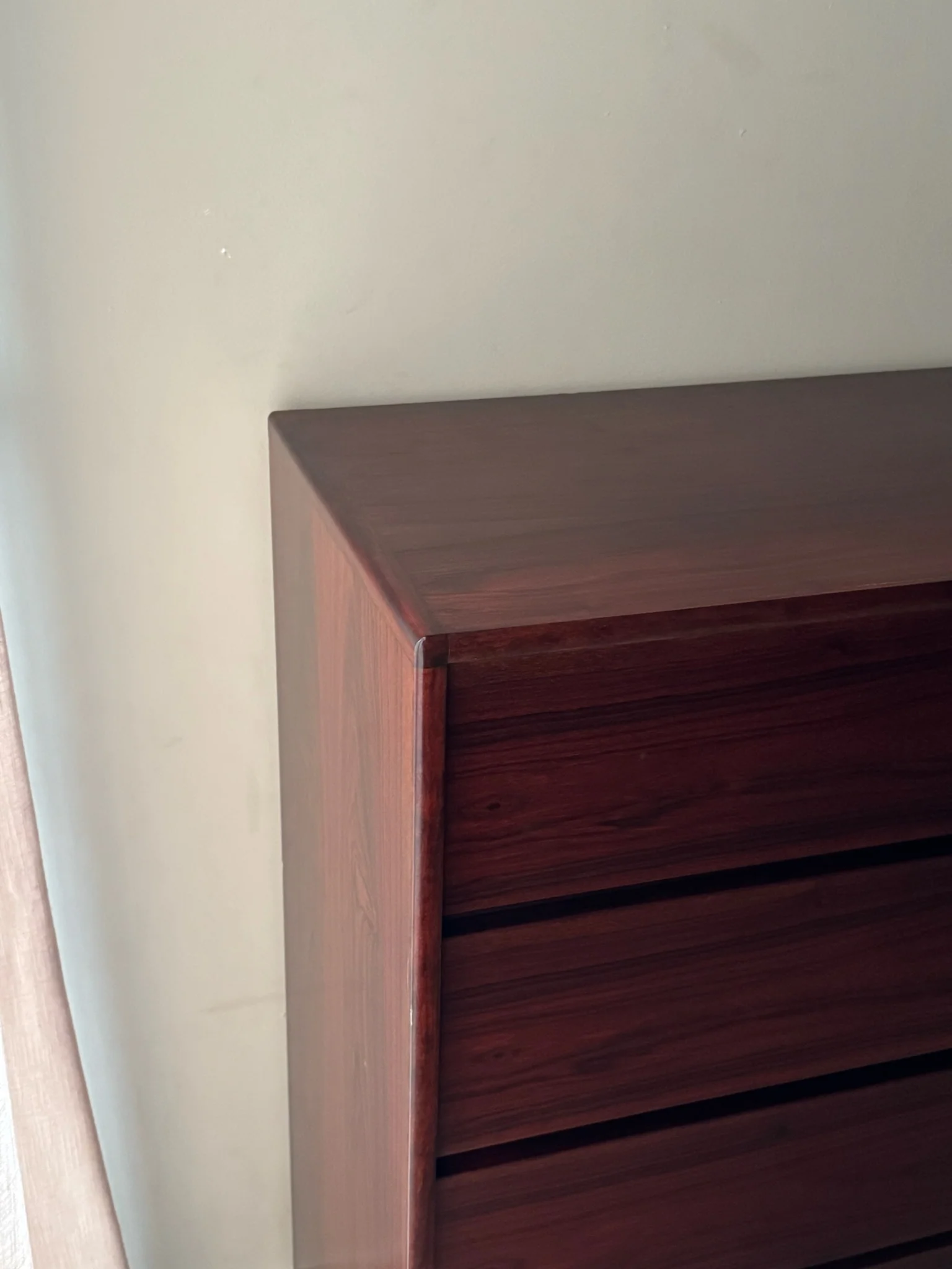 Rosewood tallboy dresser - Image 2
