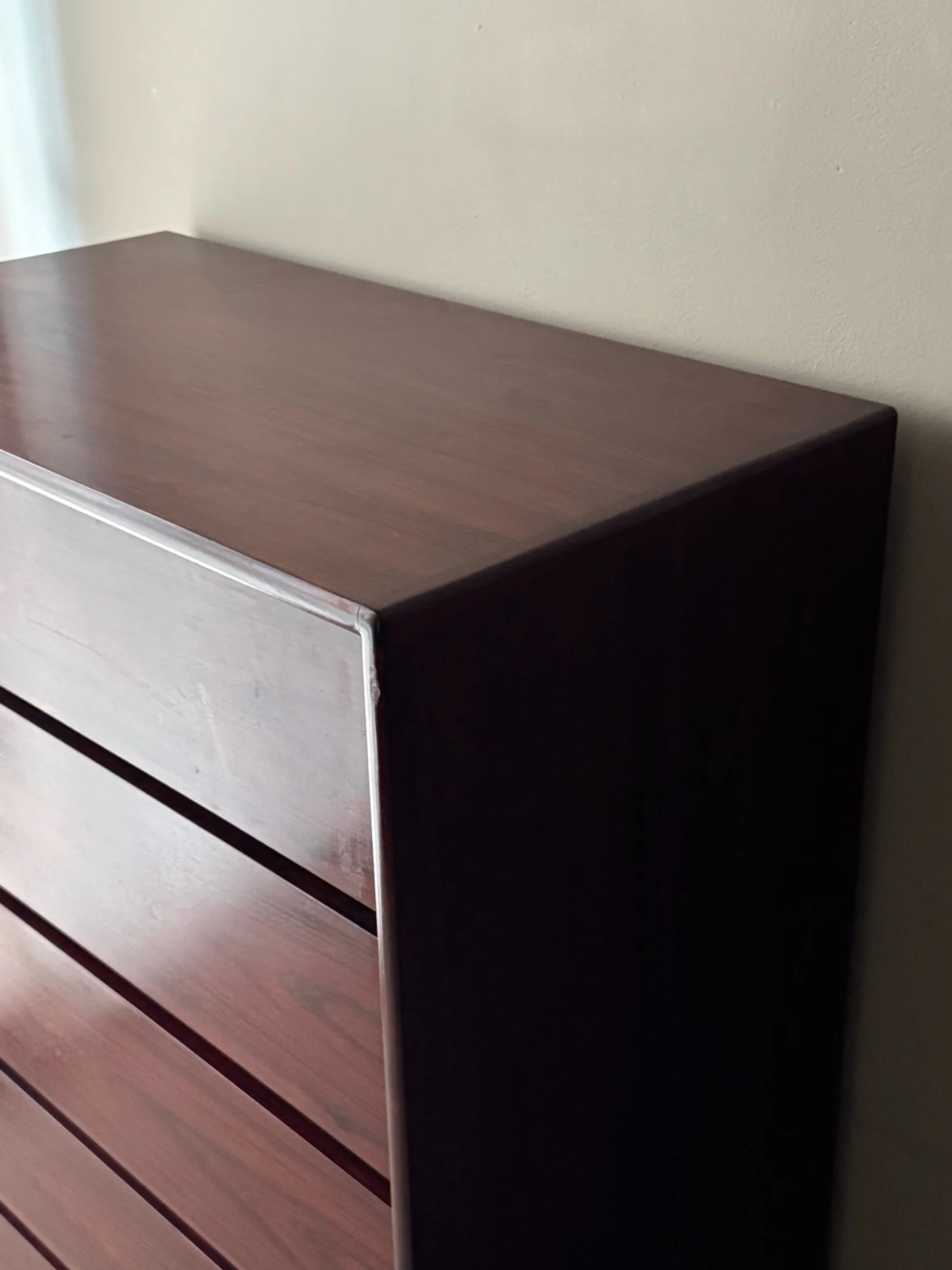 Rosewood tallboy dresser - Image 3