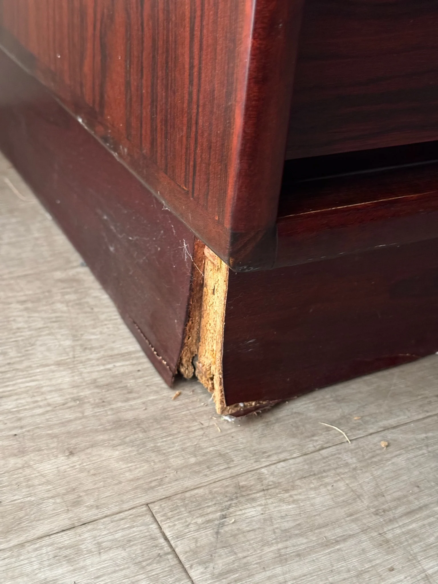 Rosewood tallboy dresser - Image 5