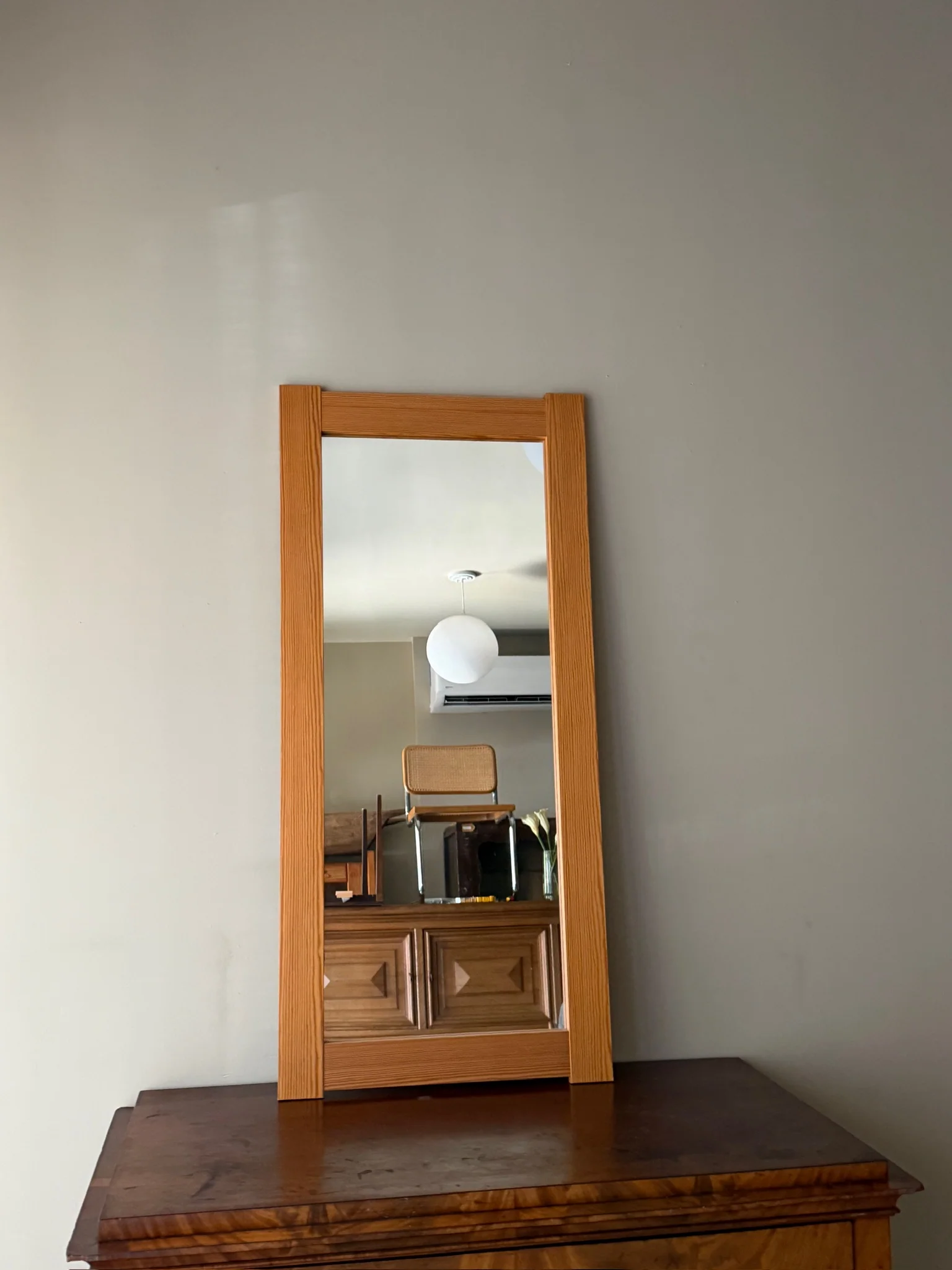 Scandinavian pine mirror - Image 2