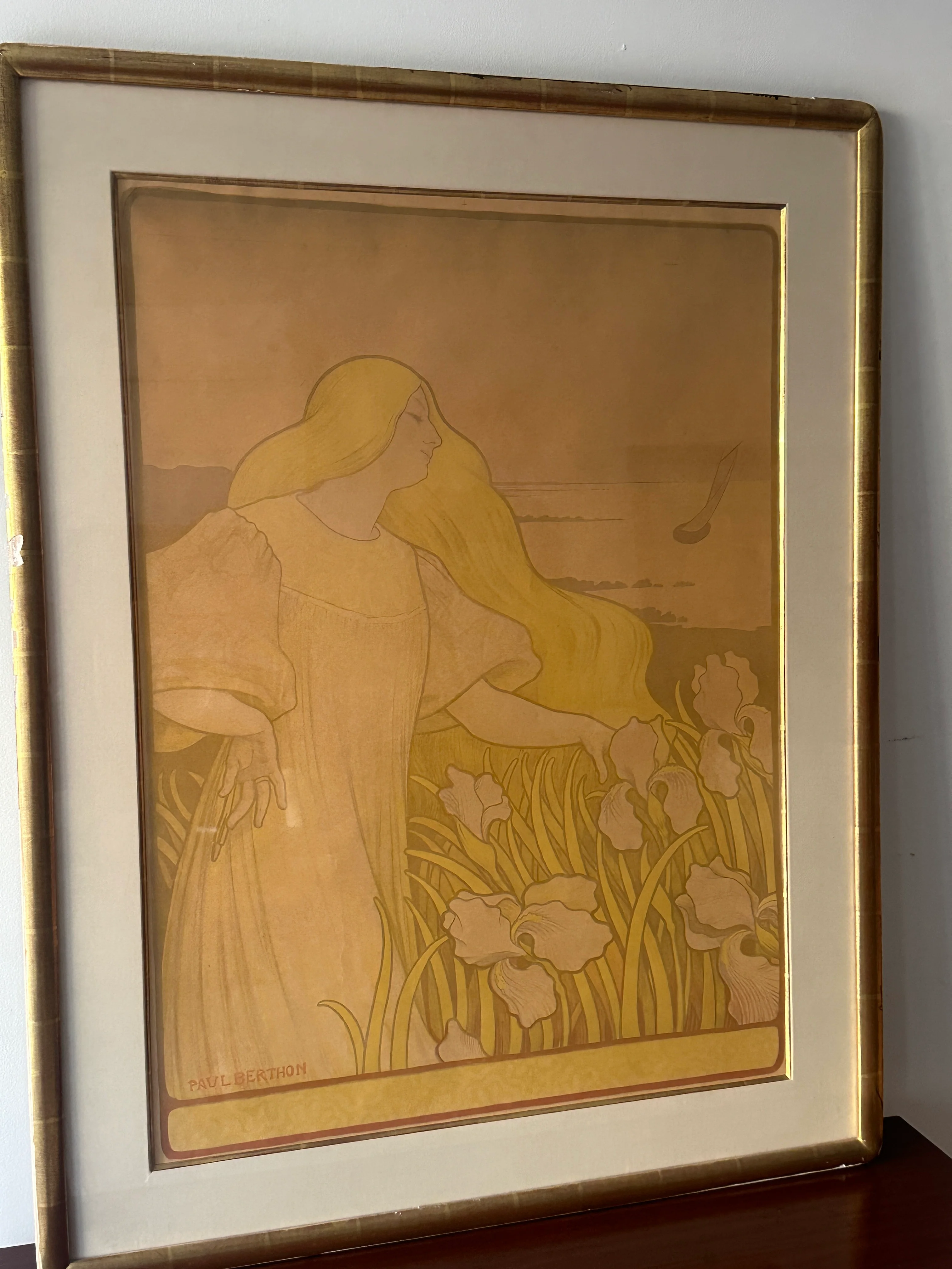 Sociéte des Amis des Arts de la Manche color lithograph by Paul Berthon printed in 1899 - Image 4