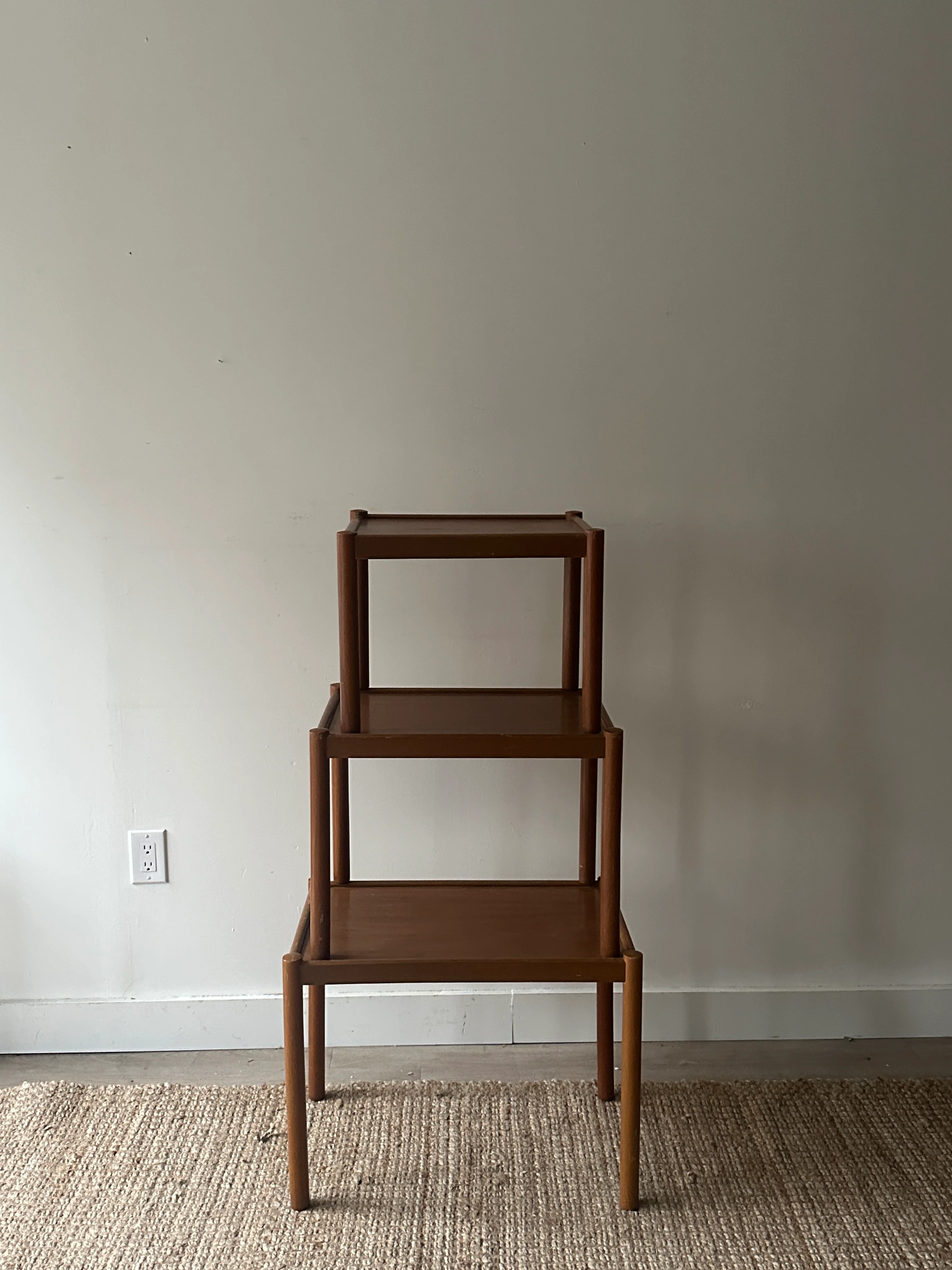 Stacking tables. Sold together.