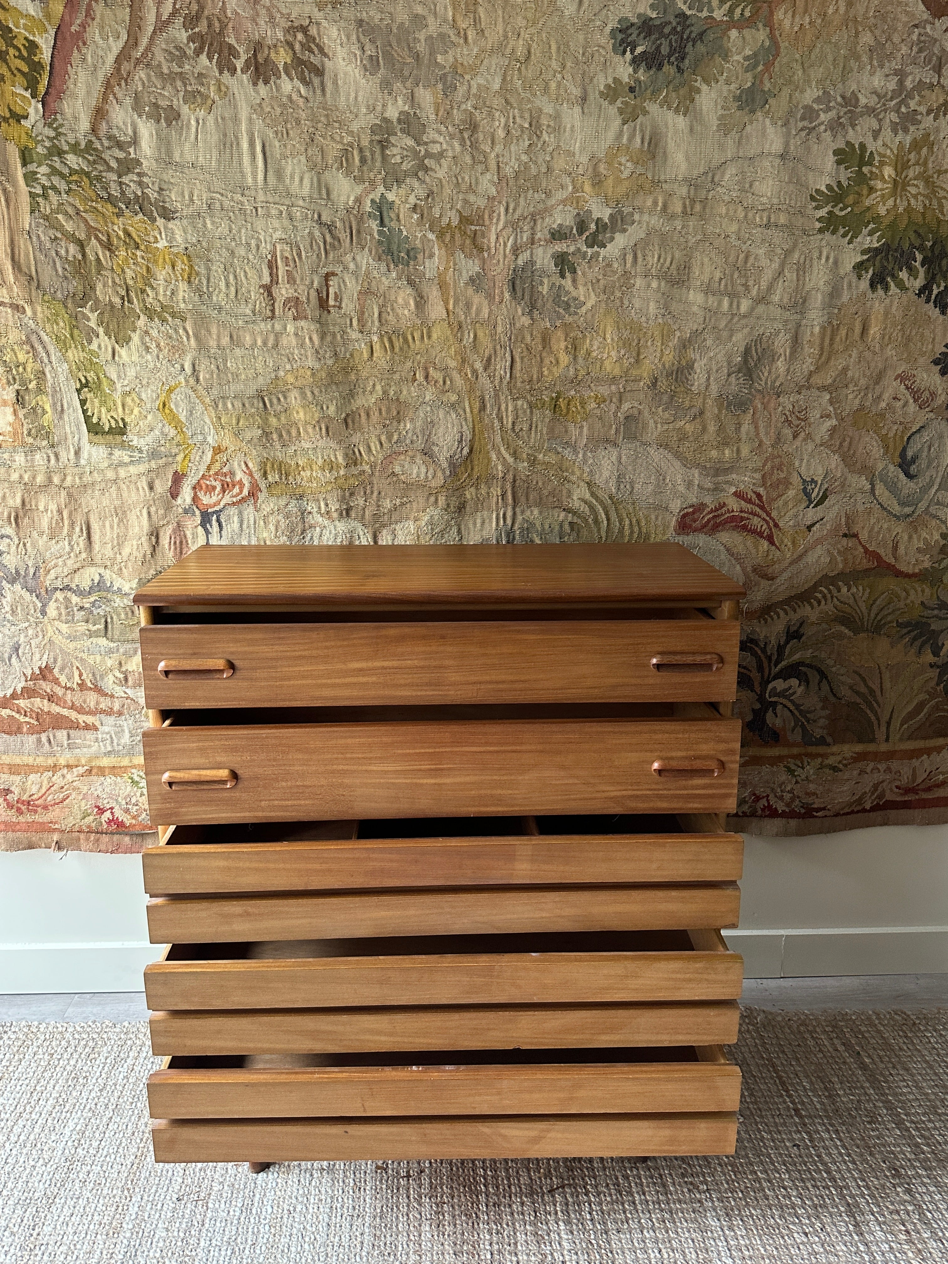 Stanley teak tallboy - Image 5