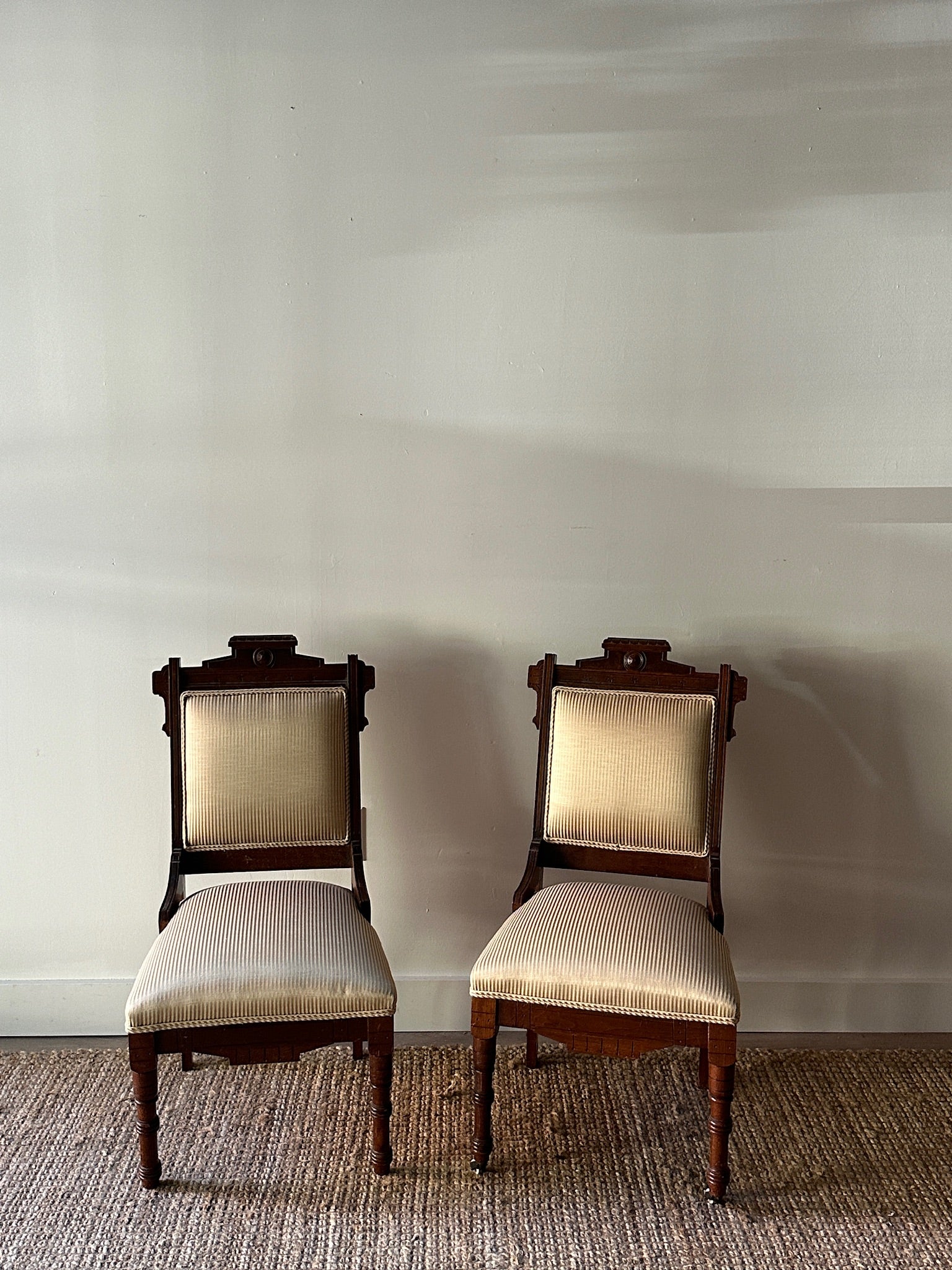 Striped Accent Chair