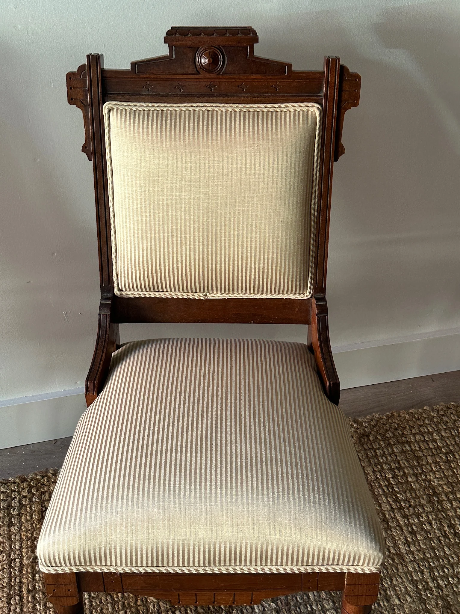 Striped Accent Chair - Image 4