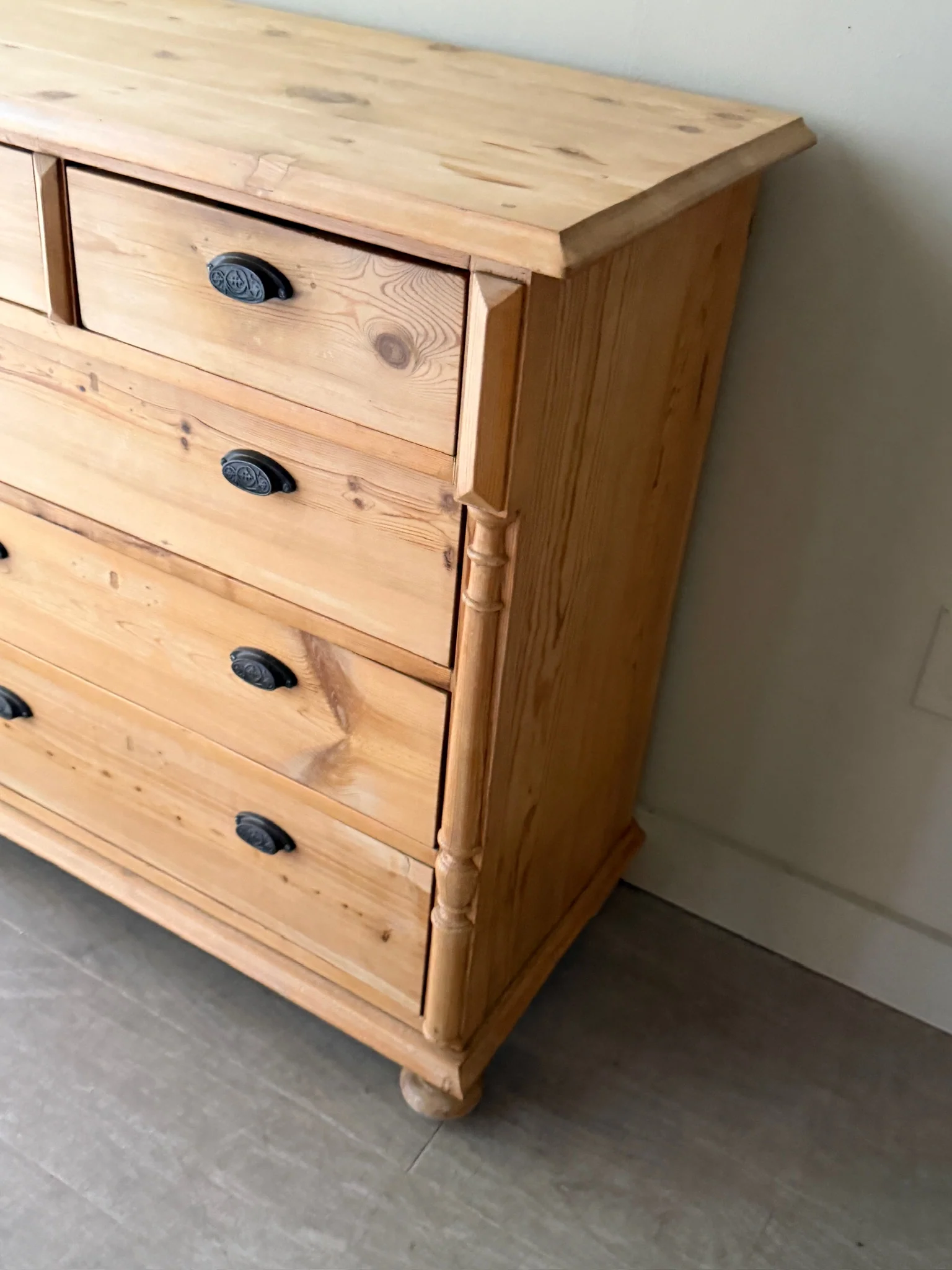 Swedish pine dresser - Image 5