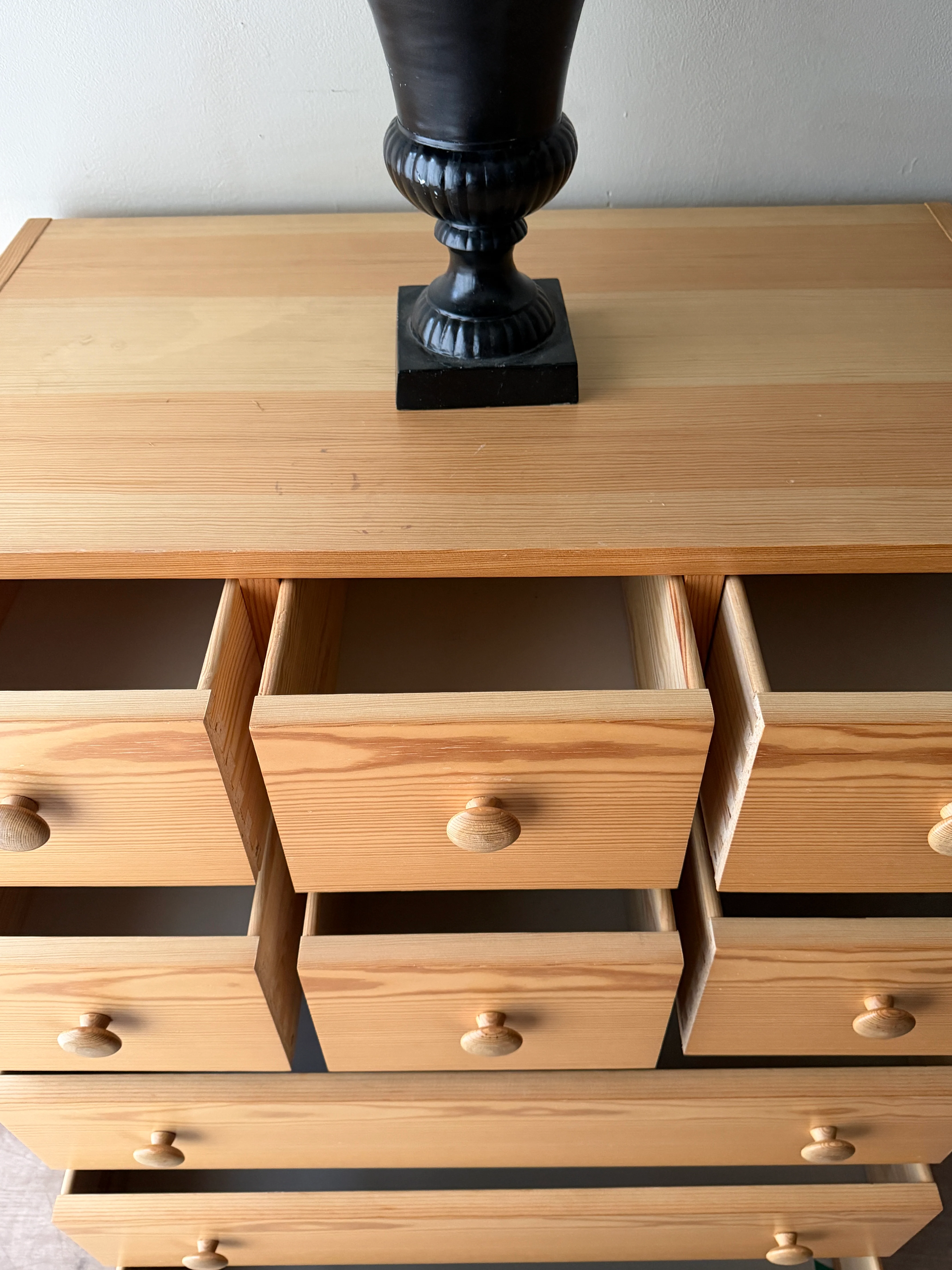 Swedish pine tallboy - Image 4