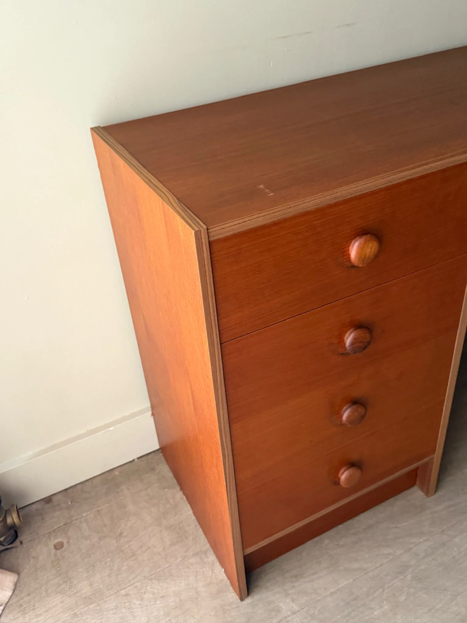 Swedish teak desk - Image 3