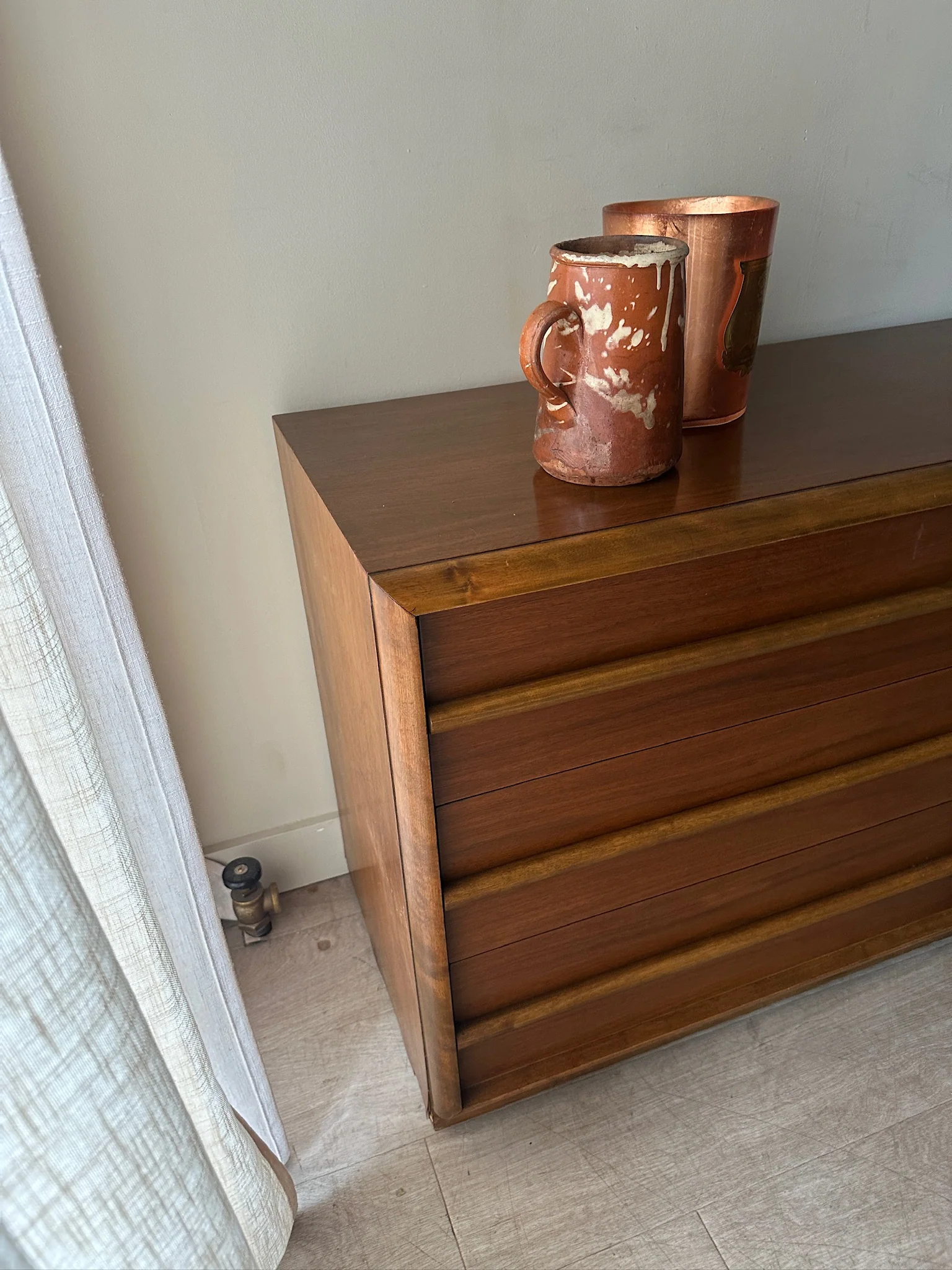 T.H. Robsjohn-Gibbings walnut dresser - Image 2