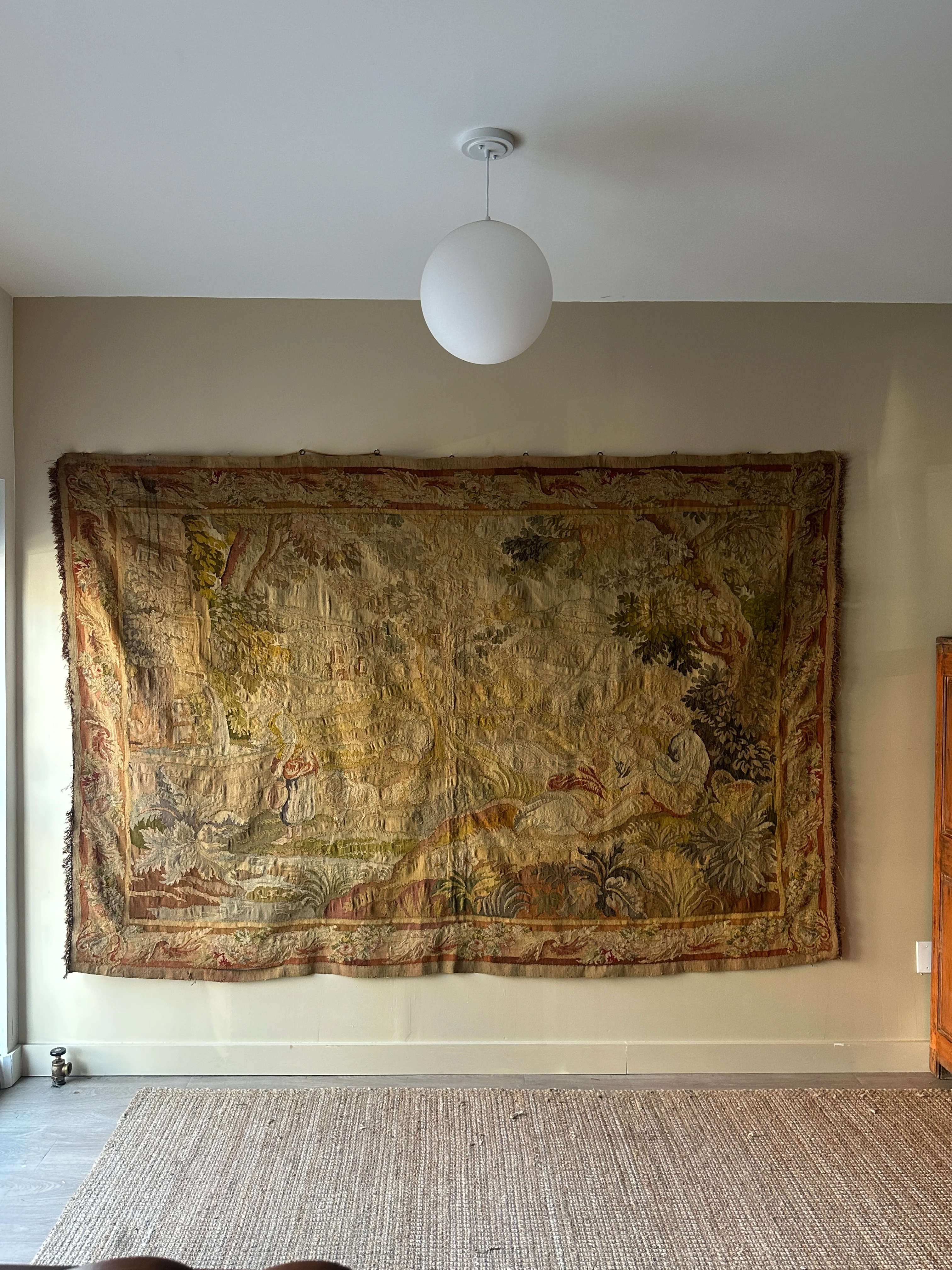 19th c. French tapestry - Image 4