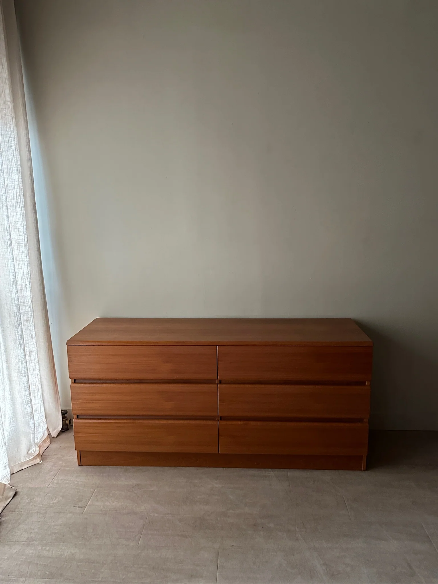 Teak 6-Drawer Dresser - Image 2
