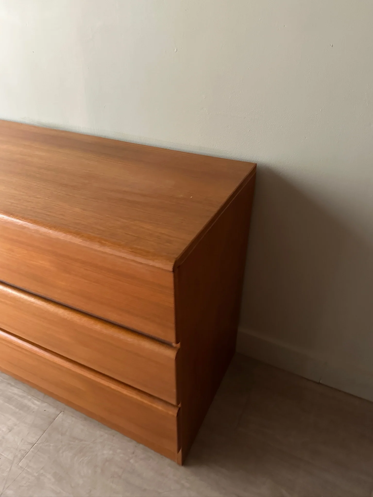 Teak 6-Drawer Dresser - Image 4
