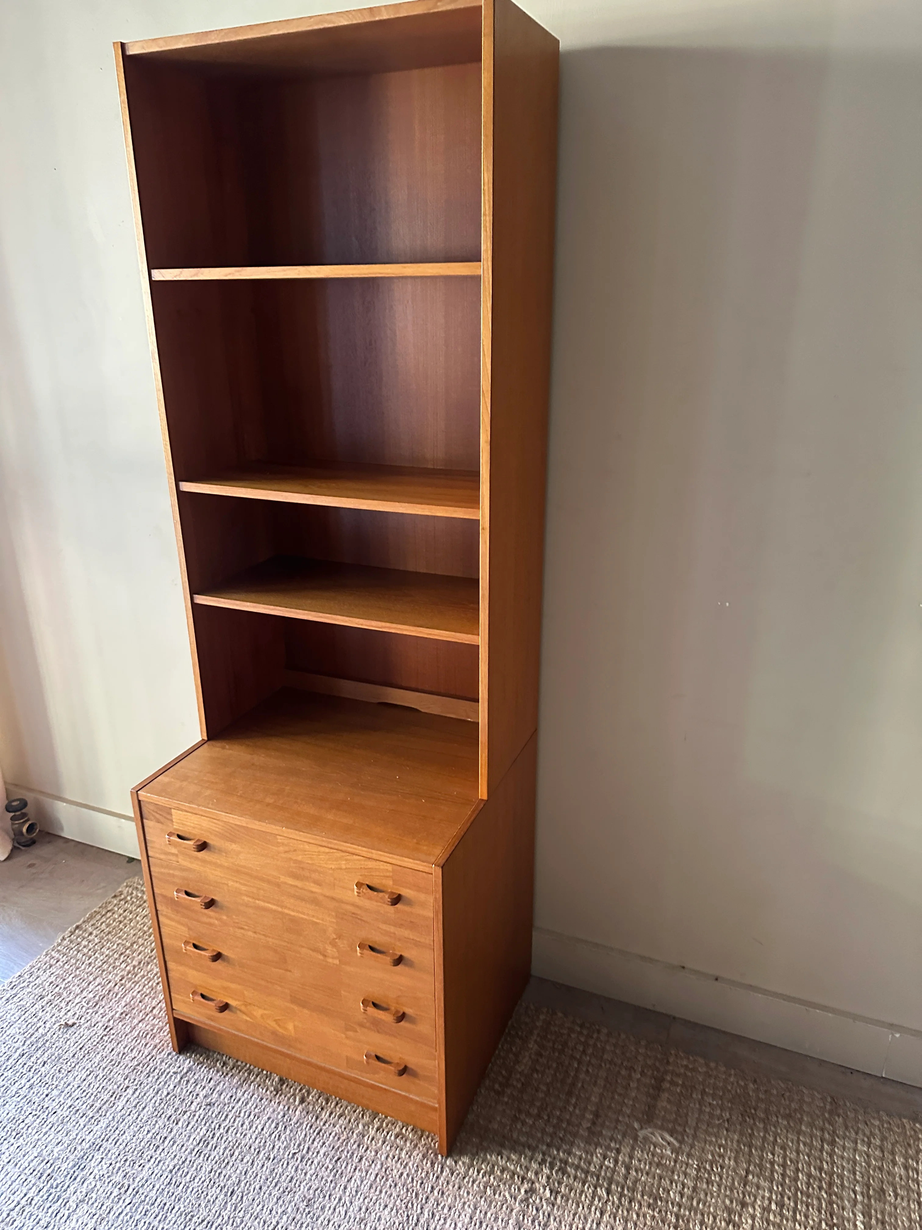 Teak display shelf - Image 3