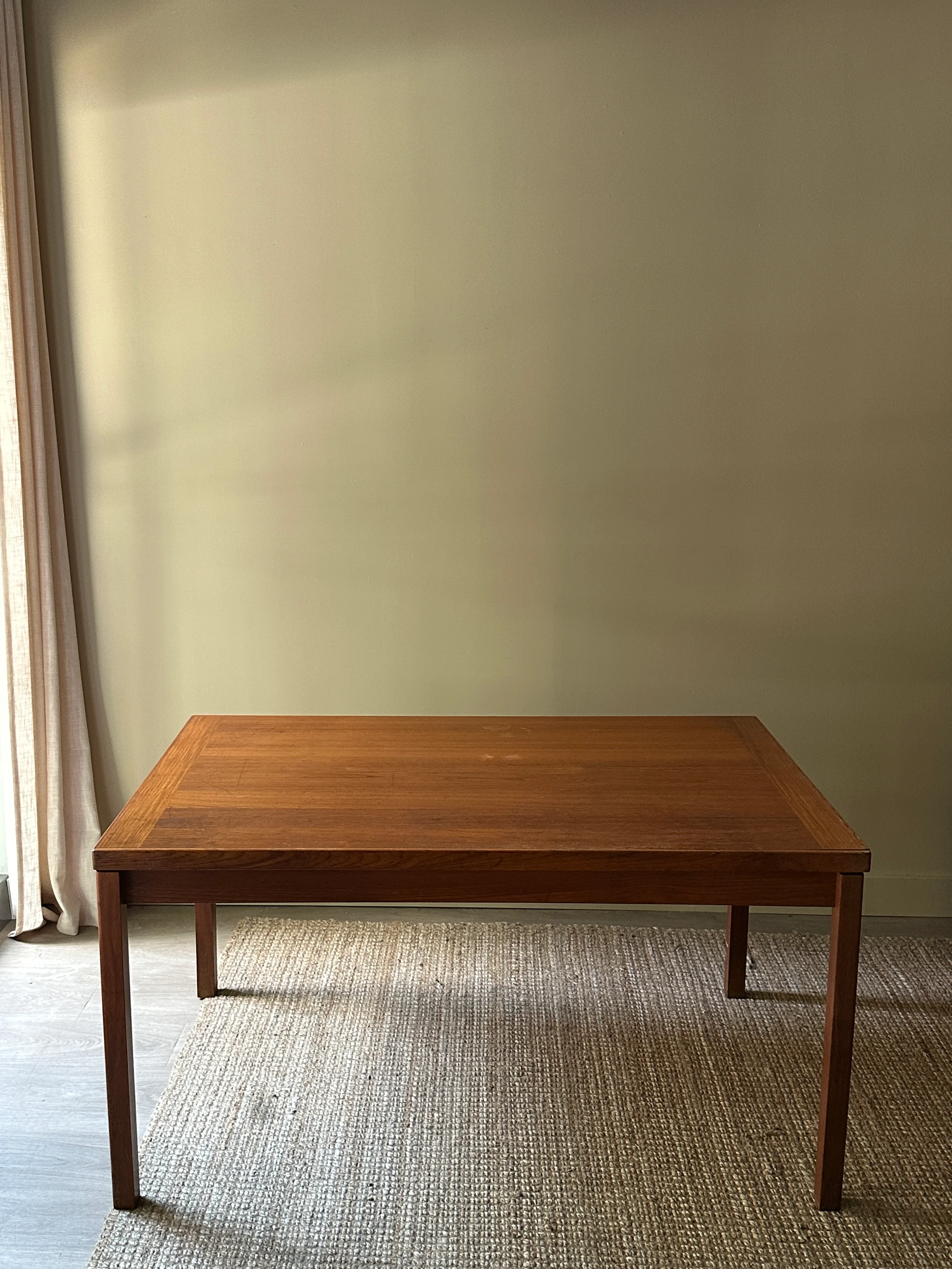 Teak extension dining table - Image 2